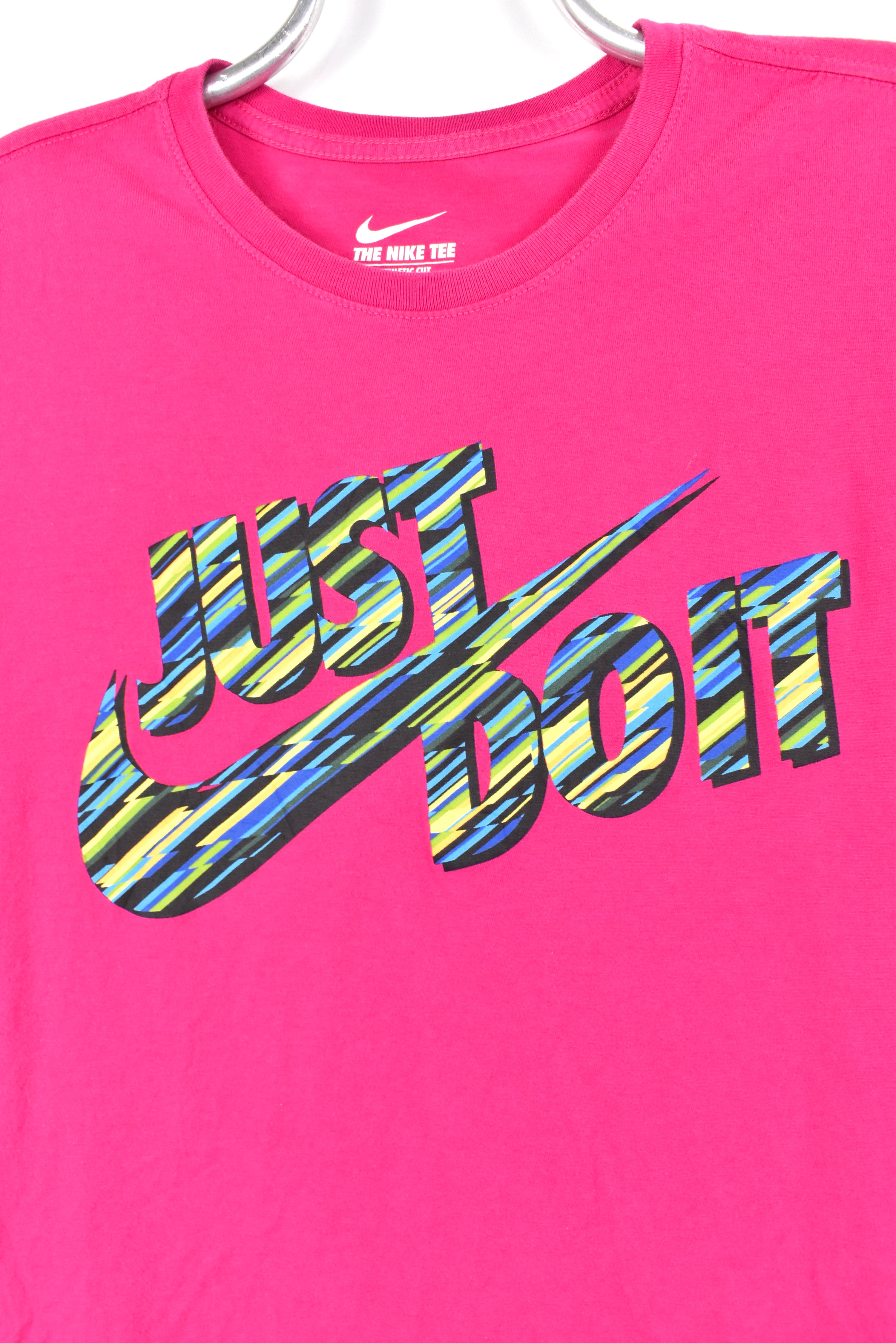 Women's modern Nike shirt, pink graphic tee - AU L NIKE