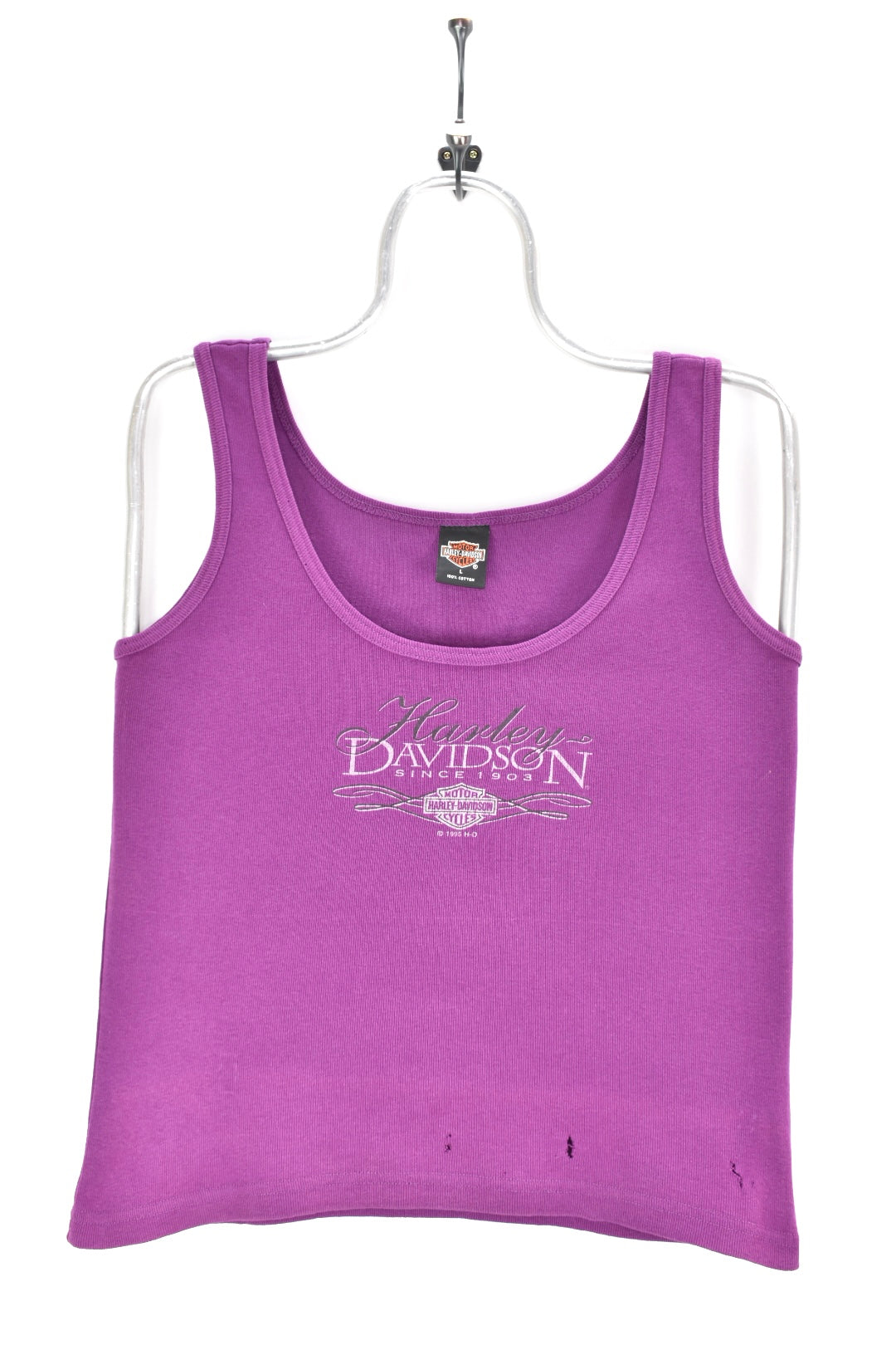 VINTAGE 1995 WOMEN'S HARLEY DAVIDSON PURPLE SINGLET | MEDIUM HARLEY DAVIDSON