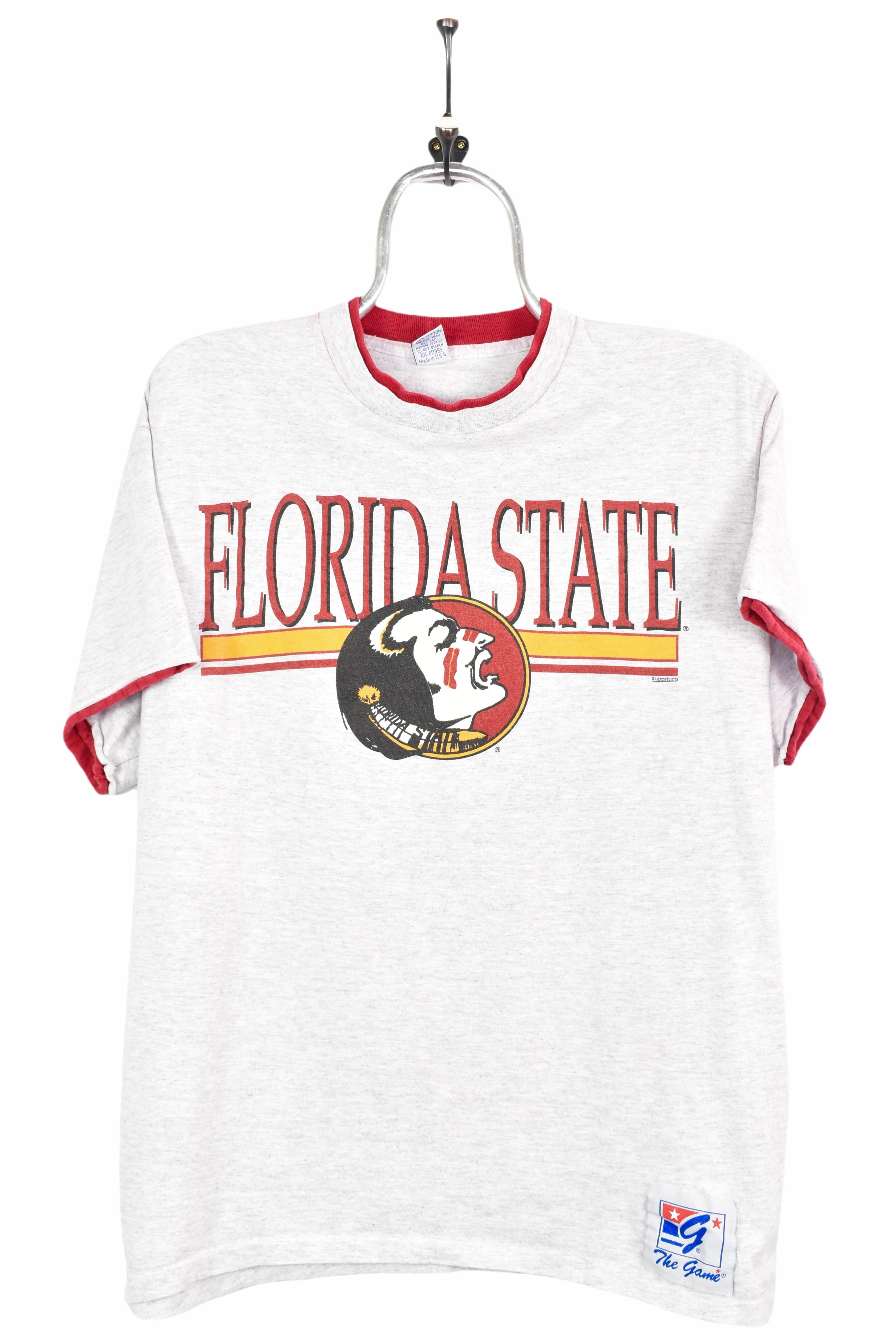 VINTAGE FLORIDA STATE UNIVERSITY GREY T-SHIRT | MEDIUM COLLEGE