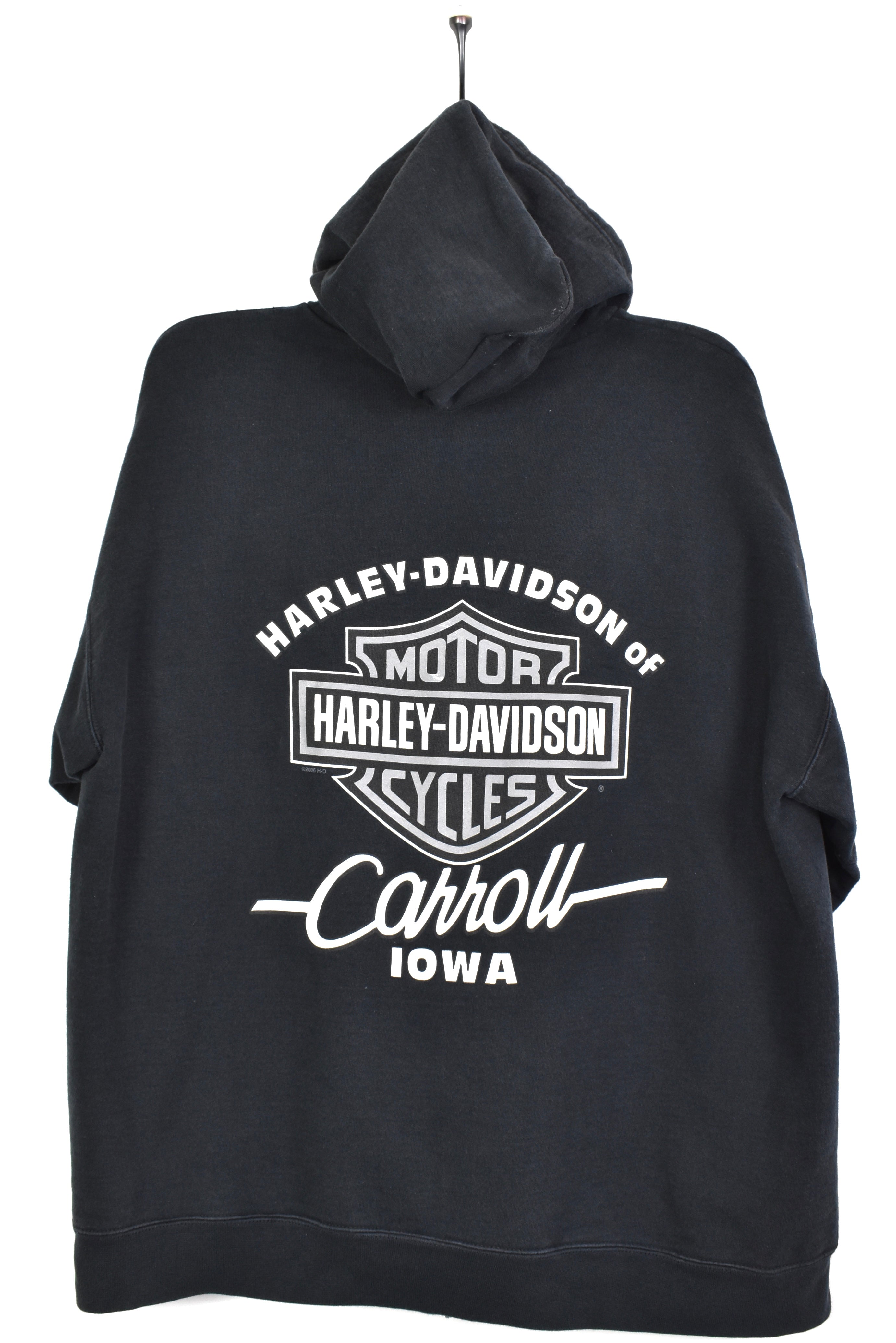 Vintage Harley Davidson black hoodie | XL HARLEY DAVIDSON