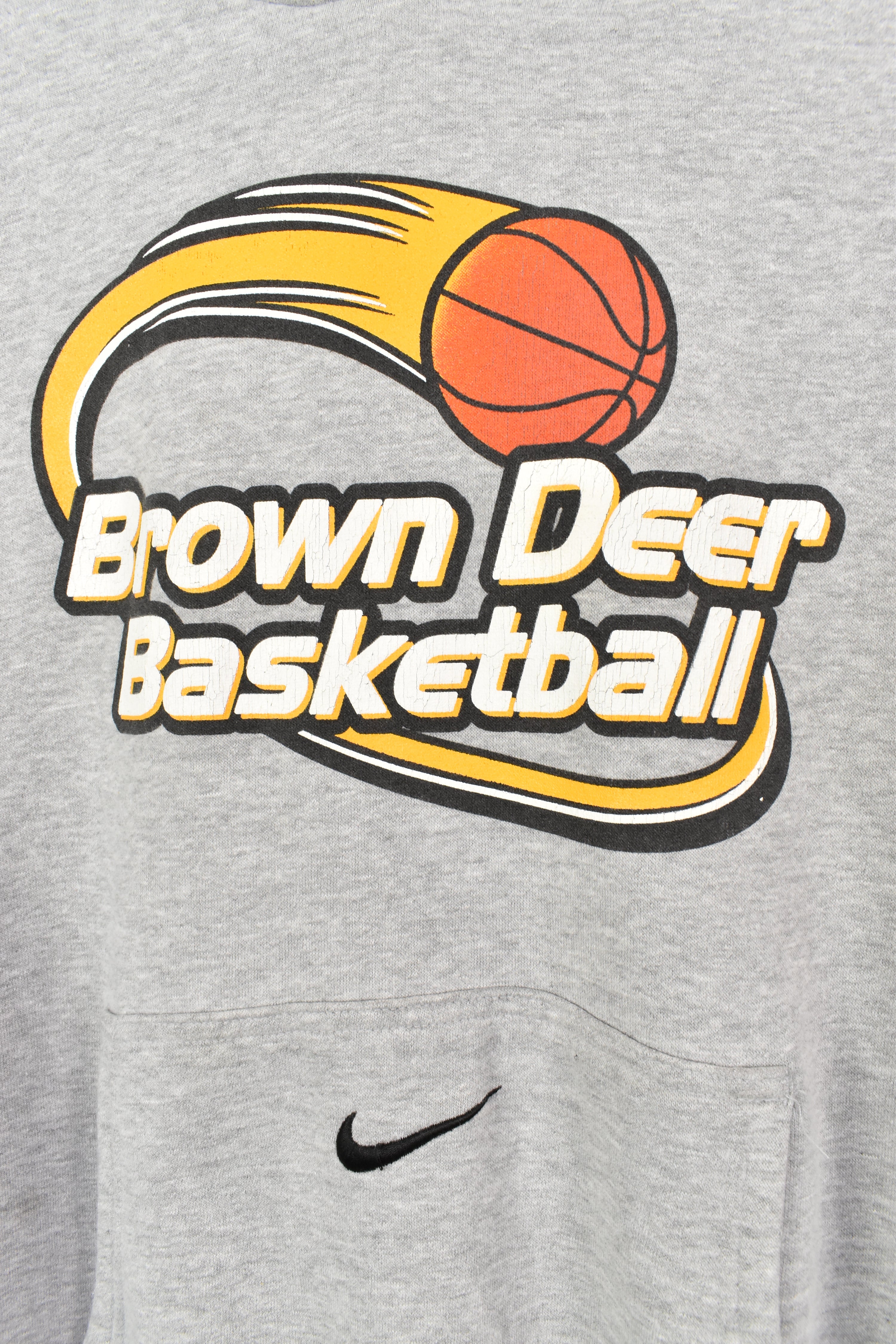 VINTAGE NIKE GREY HOODIE | XL NIKE