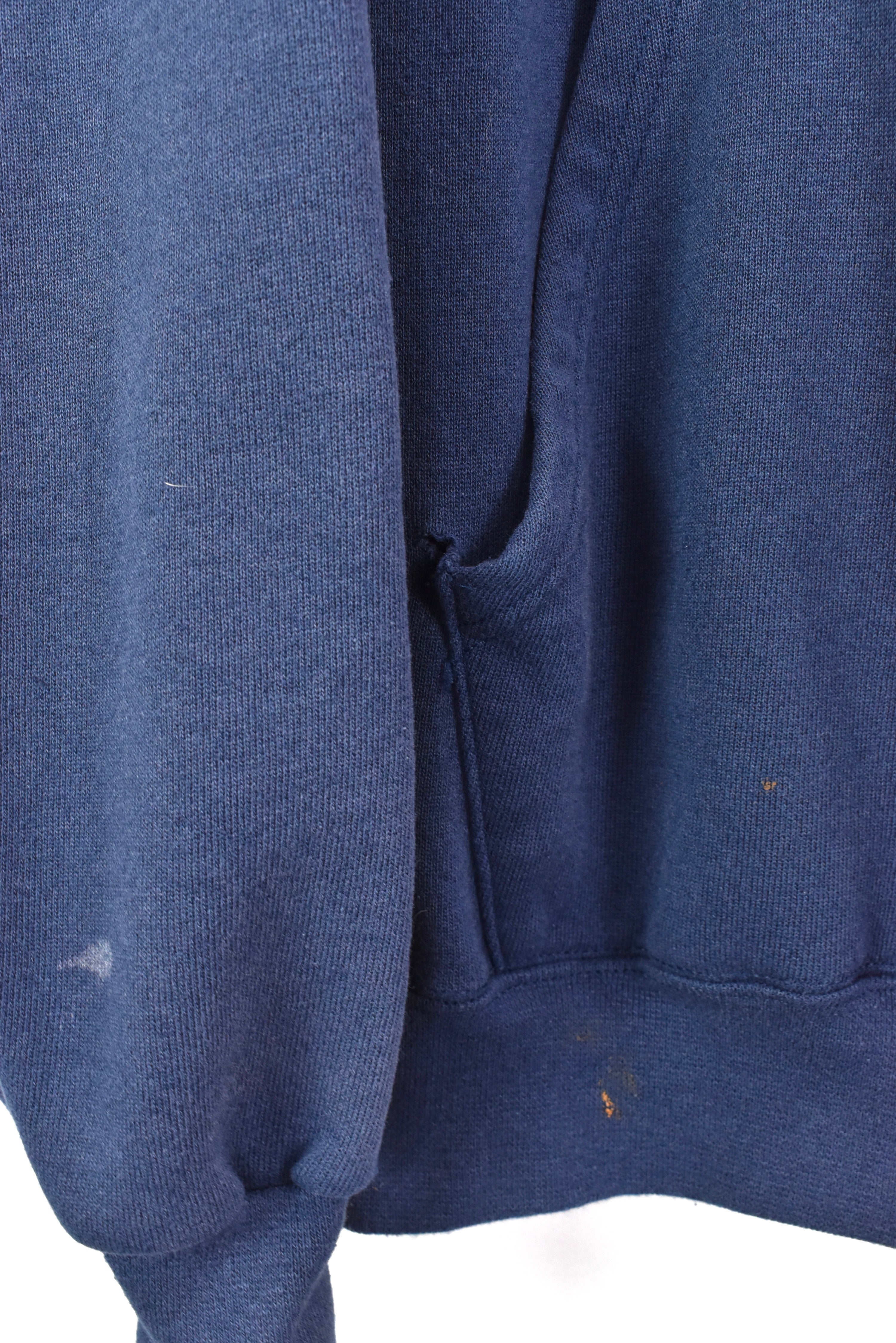 VINTAGE CHAMPION NAVY HOODIE | LARGE CHAMPION