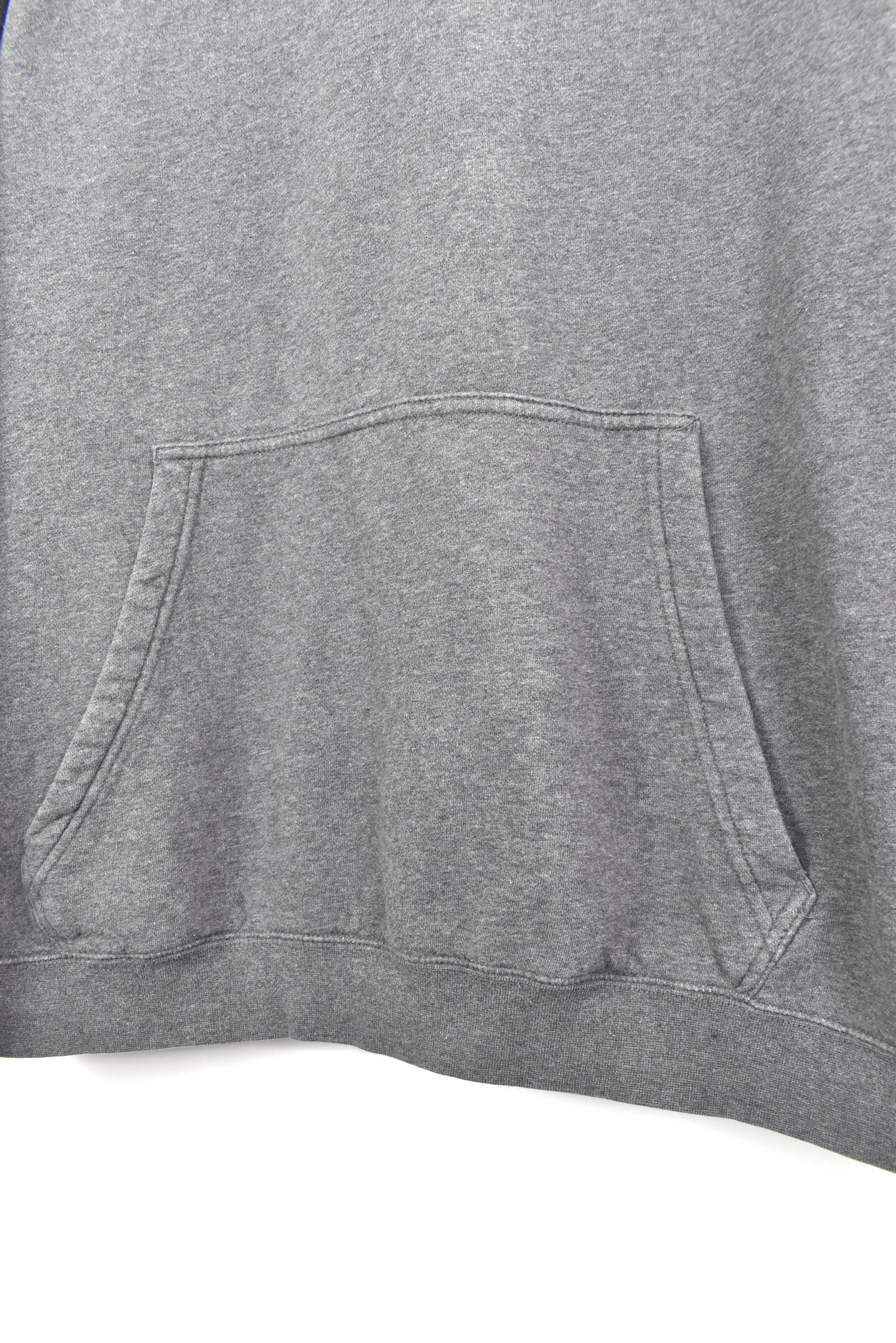 Vintage Nike hoodie, pullover embroidered sweatshirt - XXL, grey NIKE