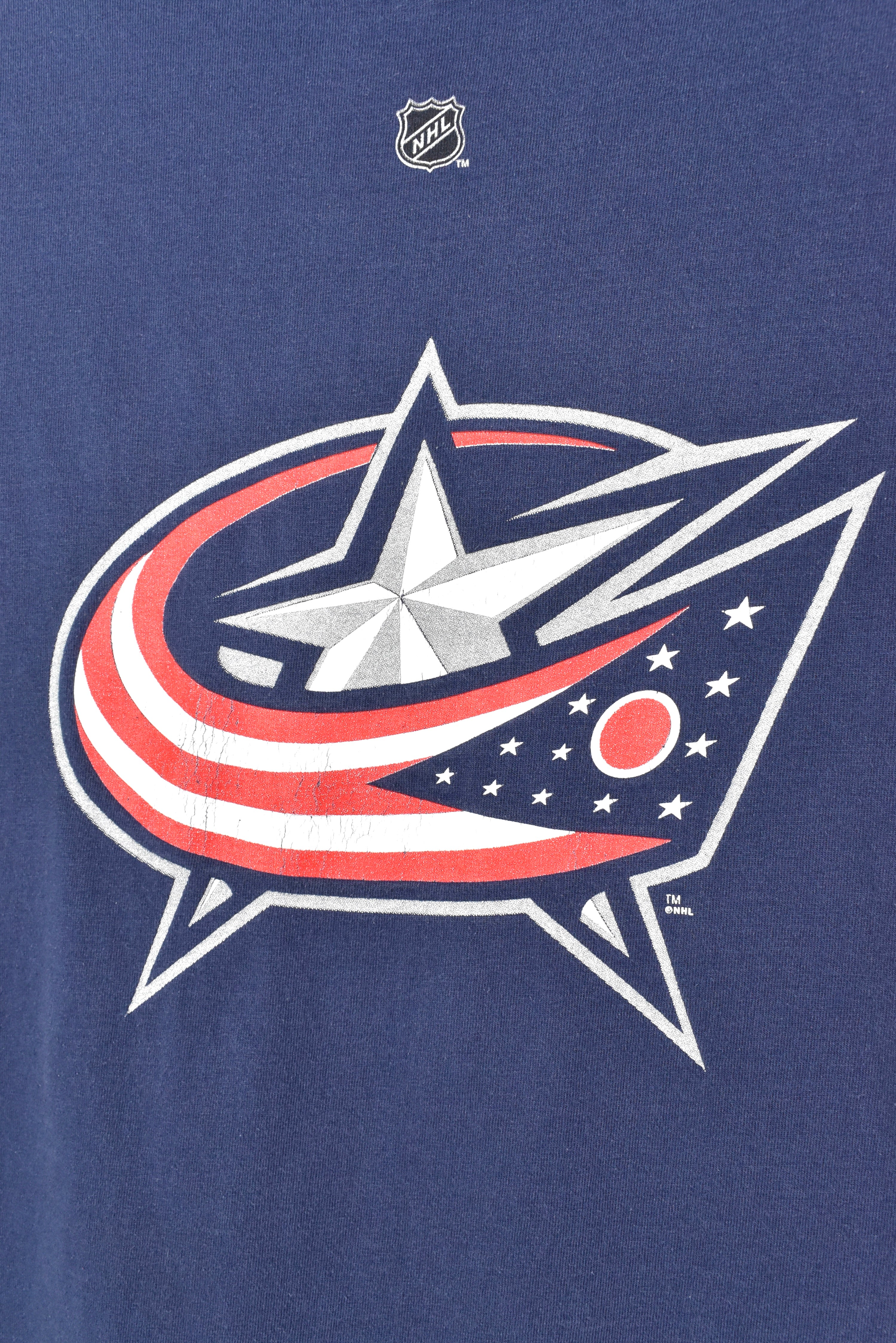 VINTAGE NHL COLUMBUS BLUE J'S T-SHIRT | XL PRO SPORT