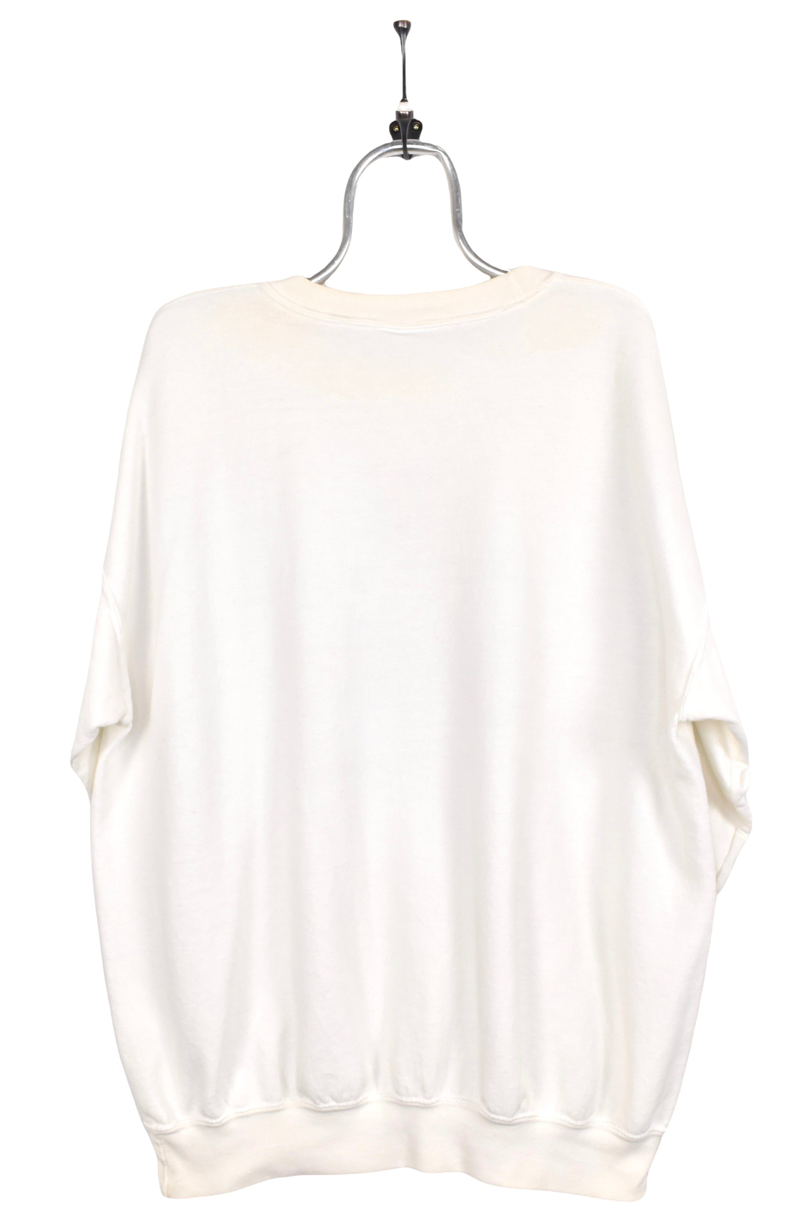 Vintage Super Bowl sweatshirt, NFL Raiders Buccs white graphic crewneck - AU XXL PRO SPORT