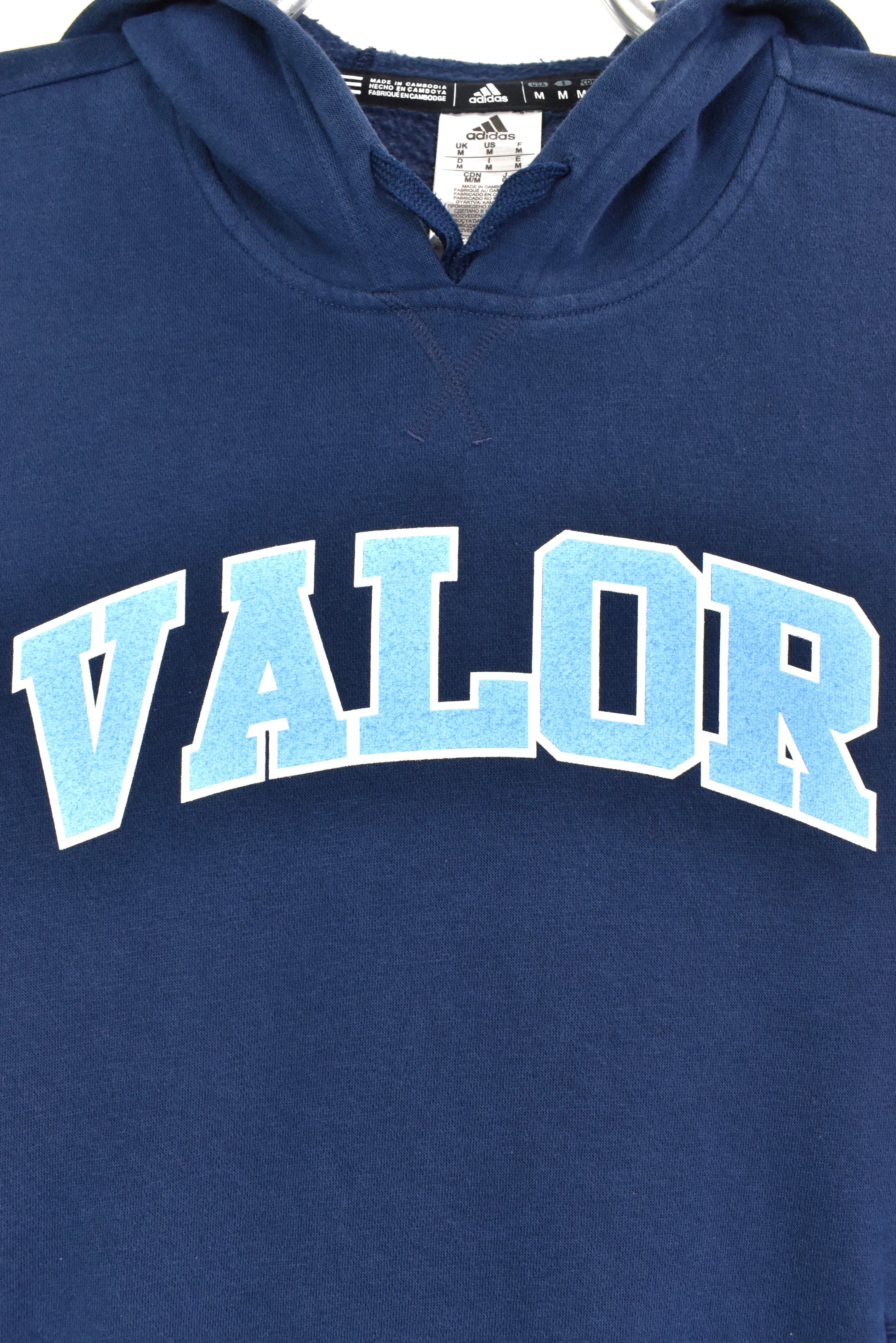 Vintage Valor University navy hoodie | Medium COLLEGE