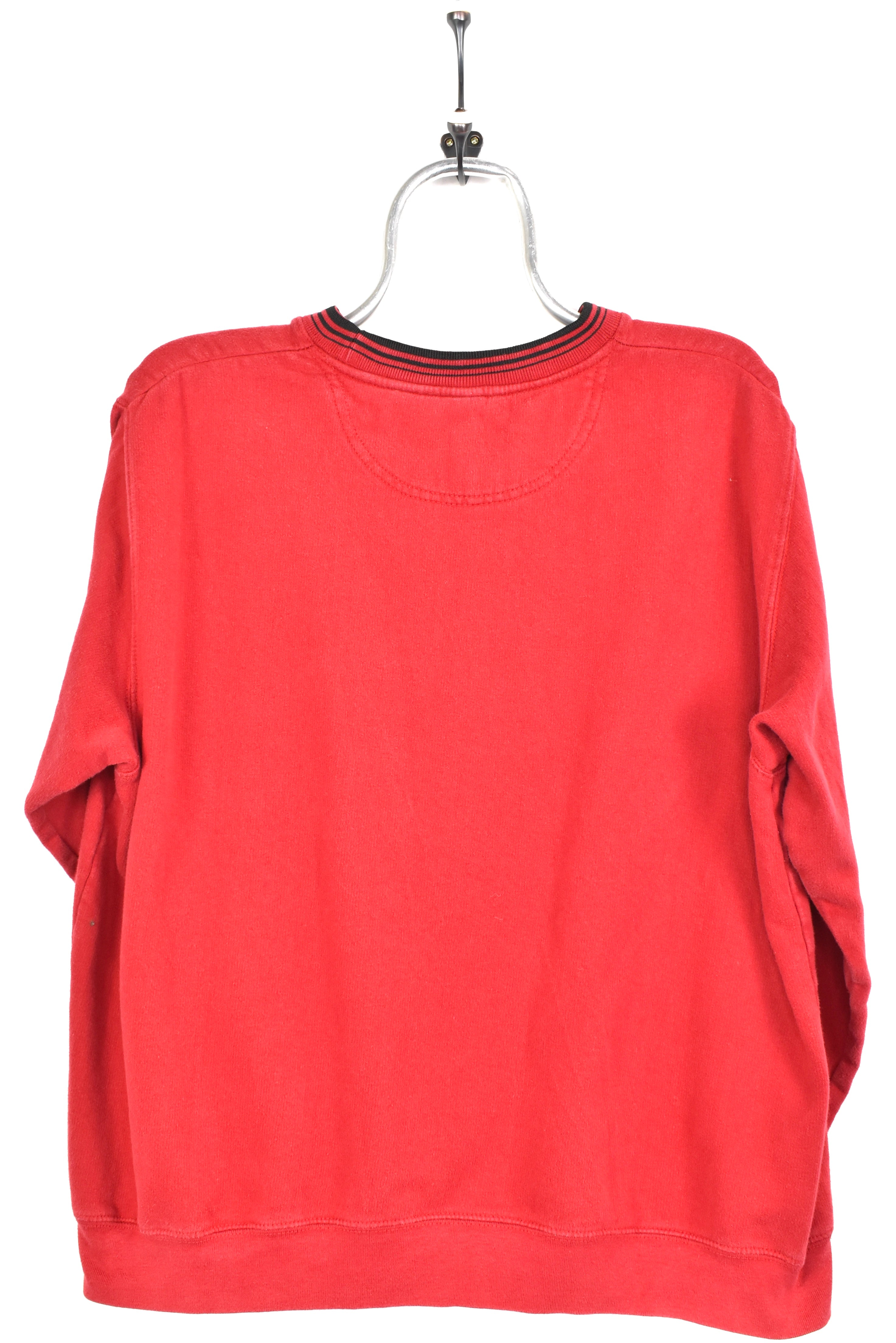 VINTAGE DISNEY TIGGER EMBROIDERED RED SWEATSHIRT | LARGE DISNEY / CARTOON