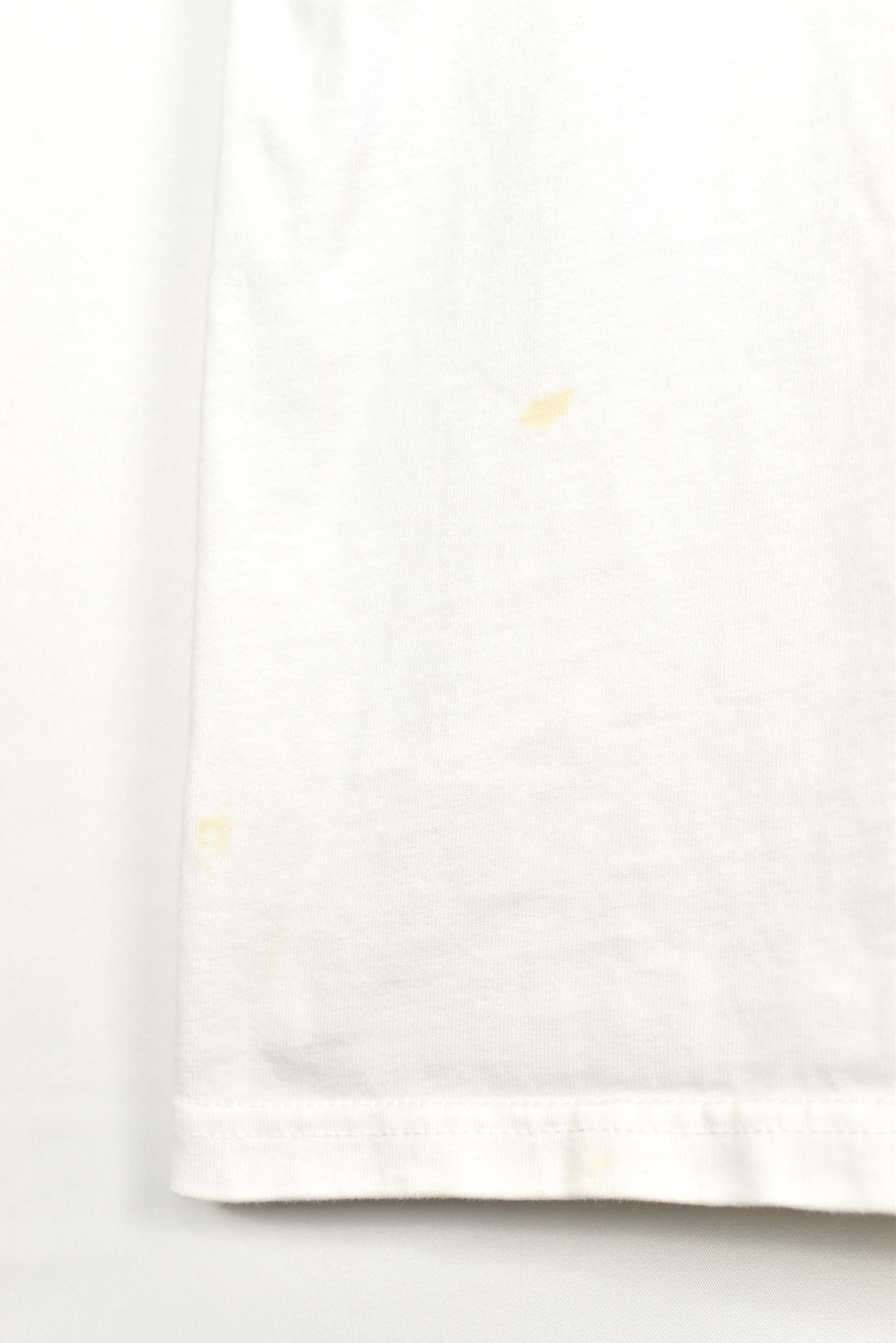 Vintage Adidas shirt, embroidered tee - large, white ADIDAS