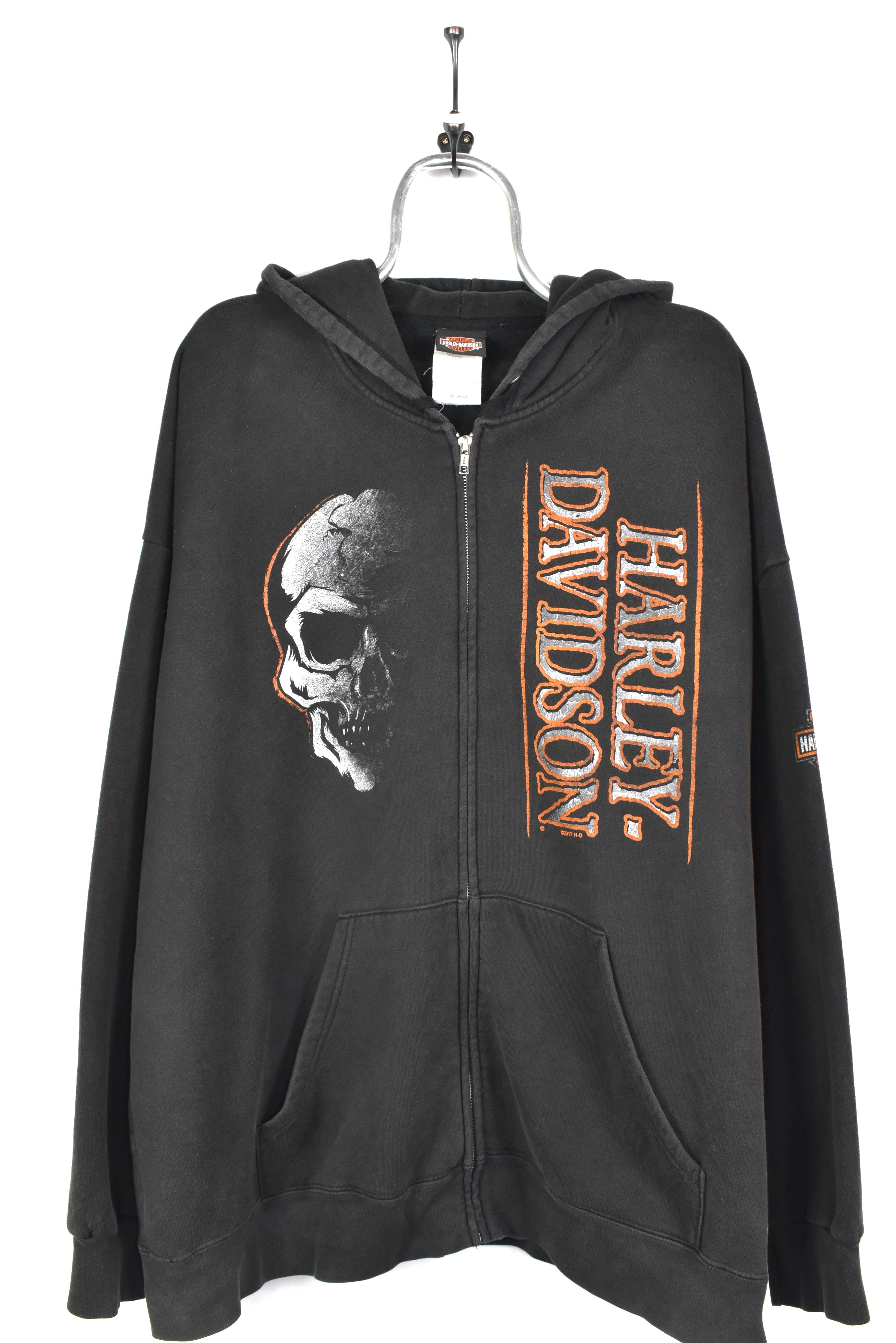 MODERN HARLEY DAVIDSON BLACK HOODIE | XXL HARLEY DAVIDSON