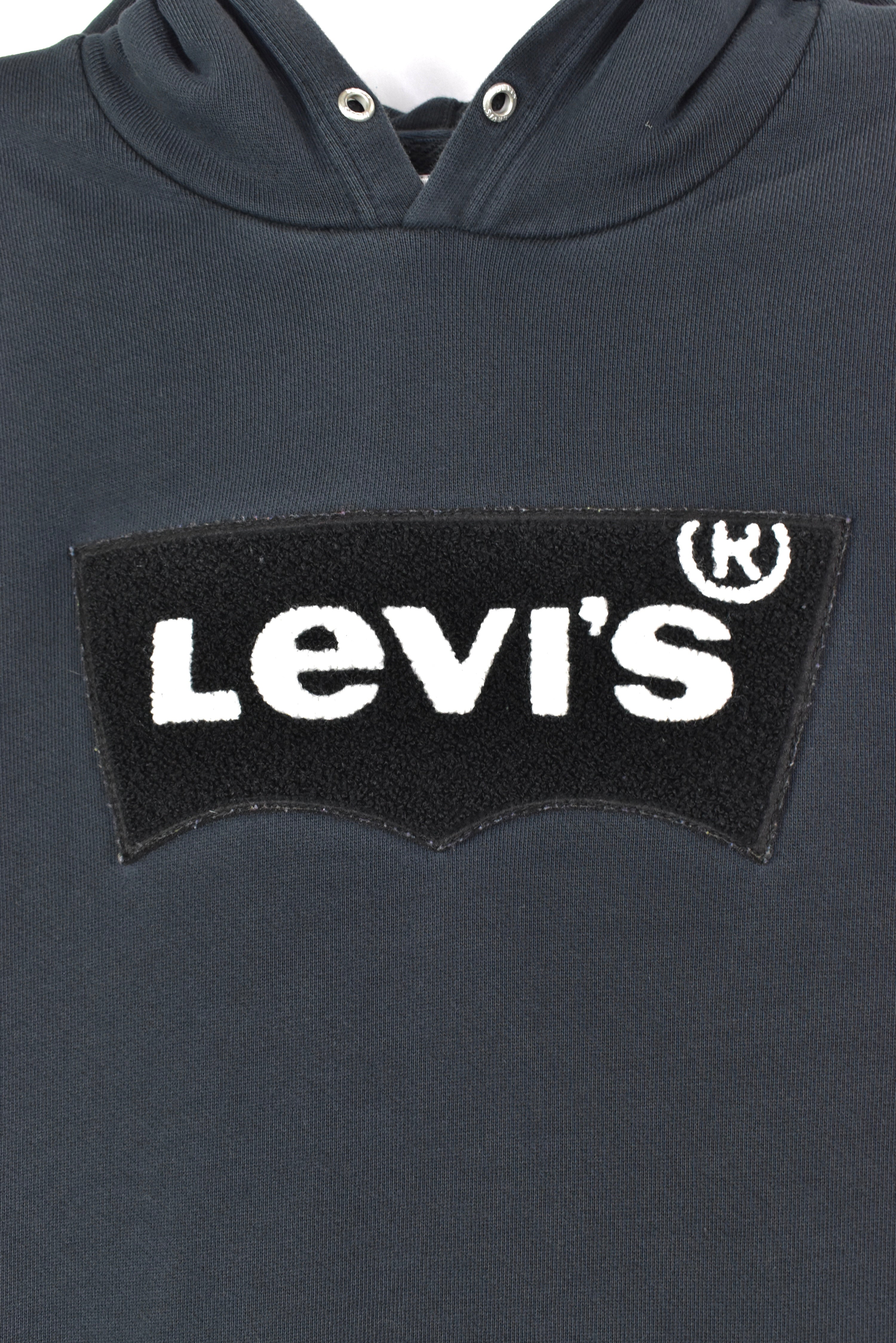 Vintage Levi's hoodie, black embroidered sweatshirt - AU Large LEVIS