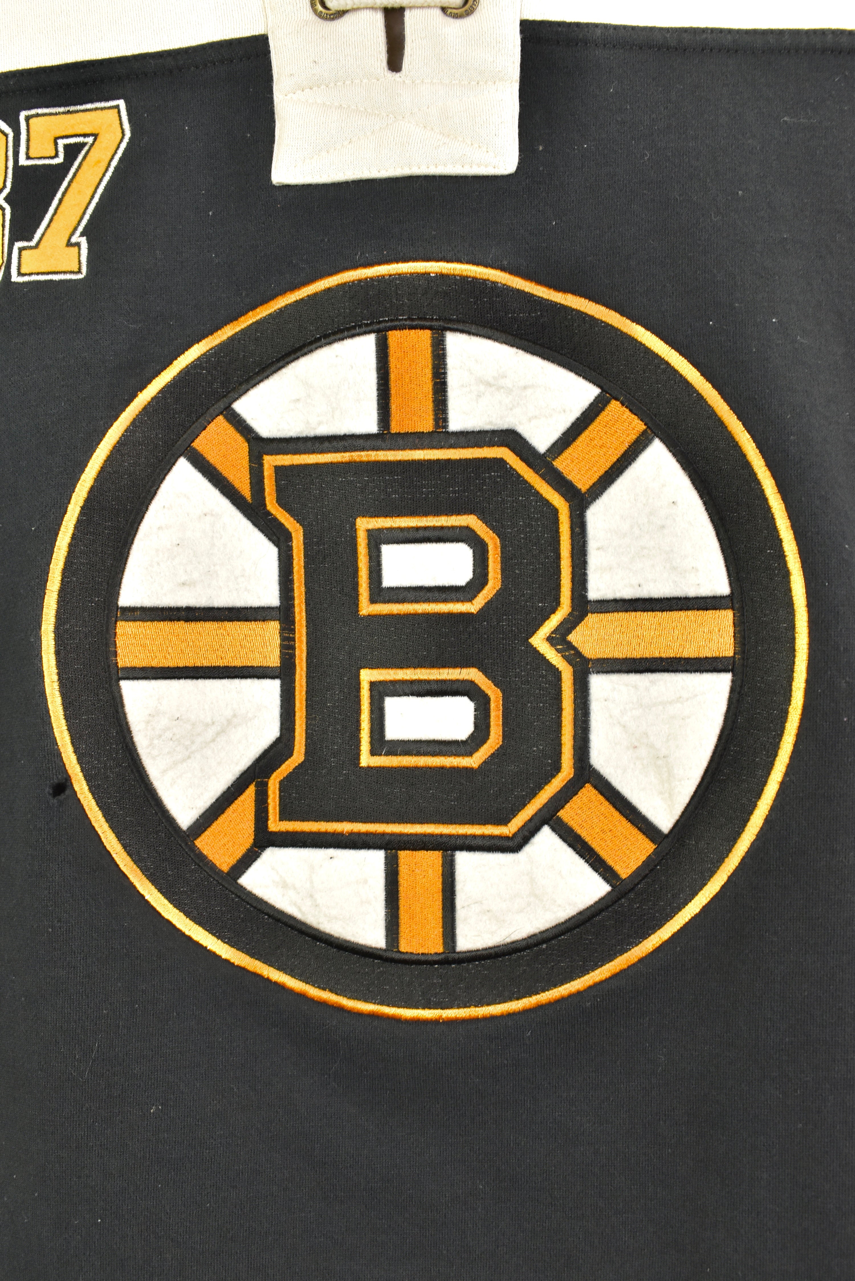 Modern Boston Bruins hoodie, hockey jersey embroidered sweatshirt - XL, black PRO SPORT