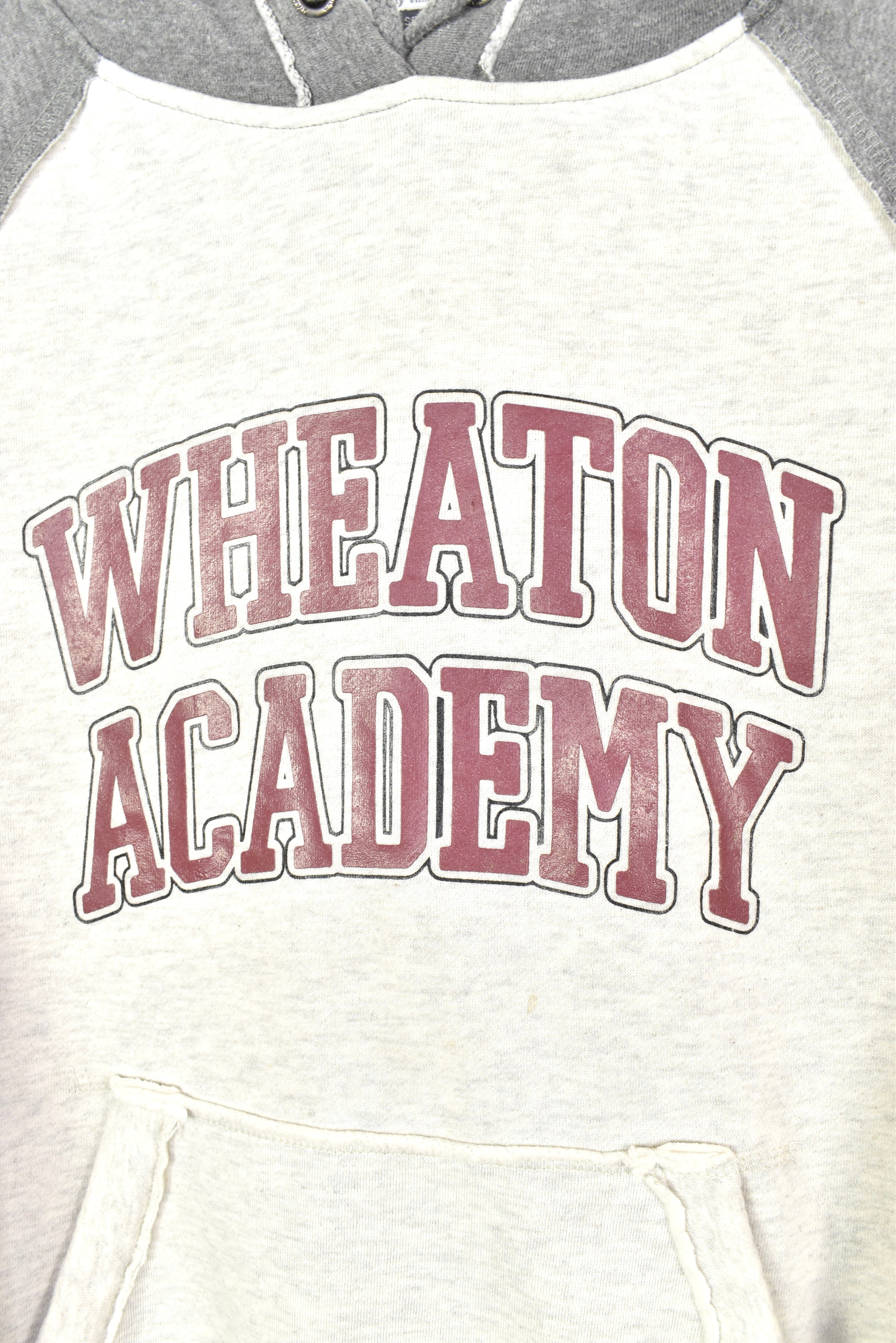 WHEATON COLLEGE GREY HOODIE | LARGE COLLEGE