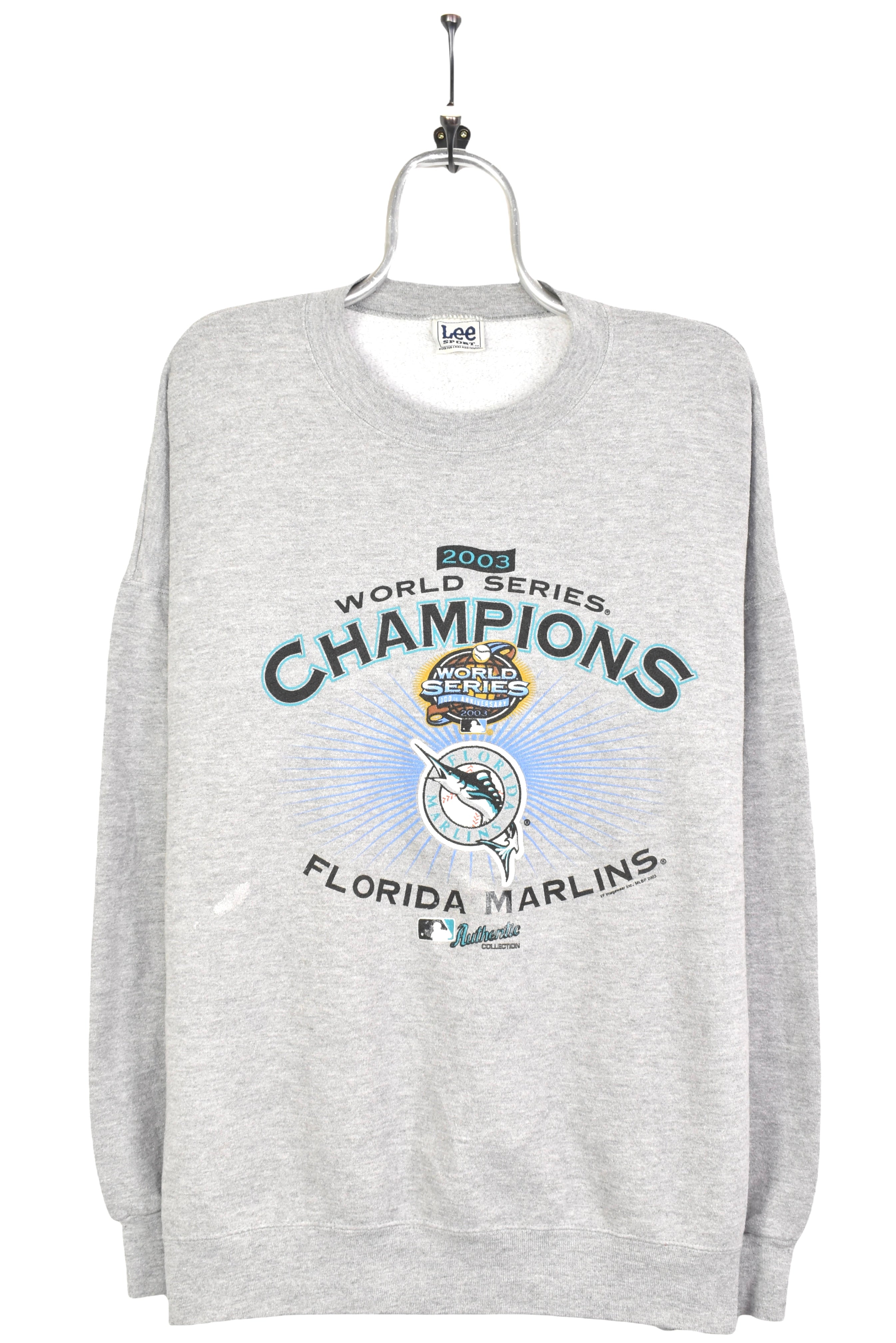 Vintage Florida Marlins sweatshirt , MLB World Series graphic crewneck - AU XXL PRO SPORT