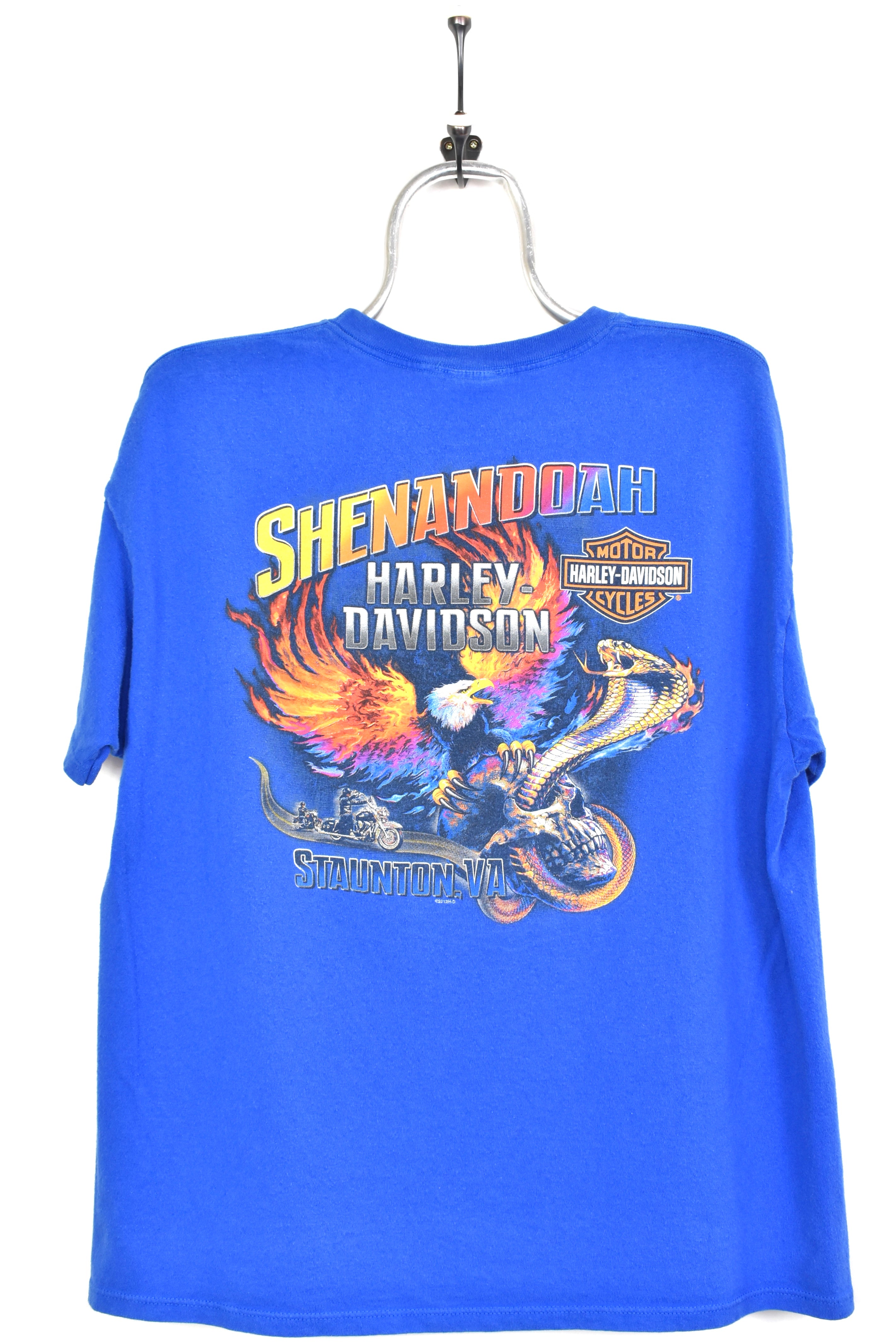 Modern Harley Davidson blue t-shirt | Large HARLEY DAVIDSON