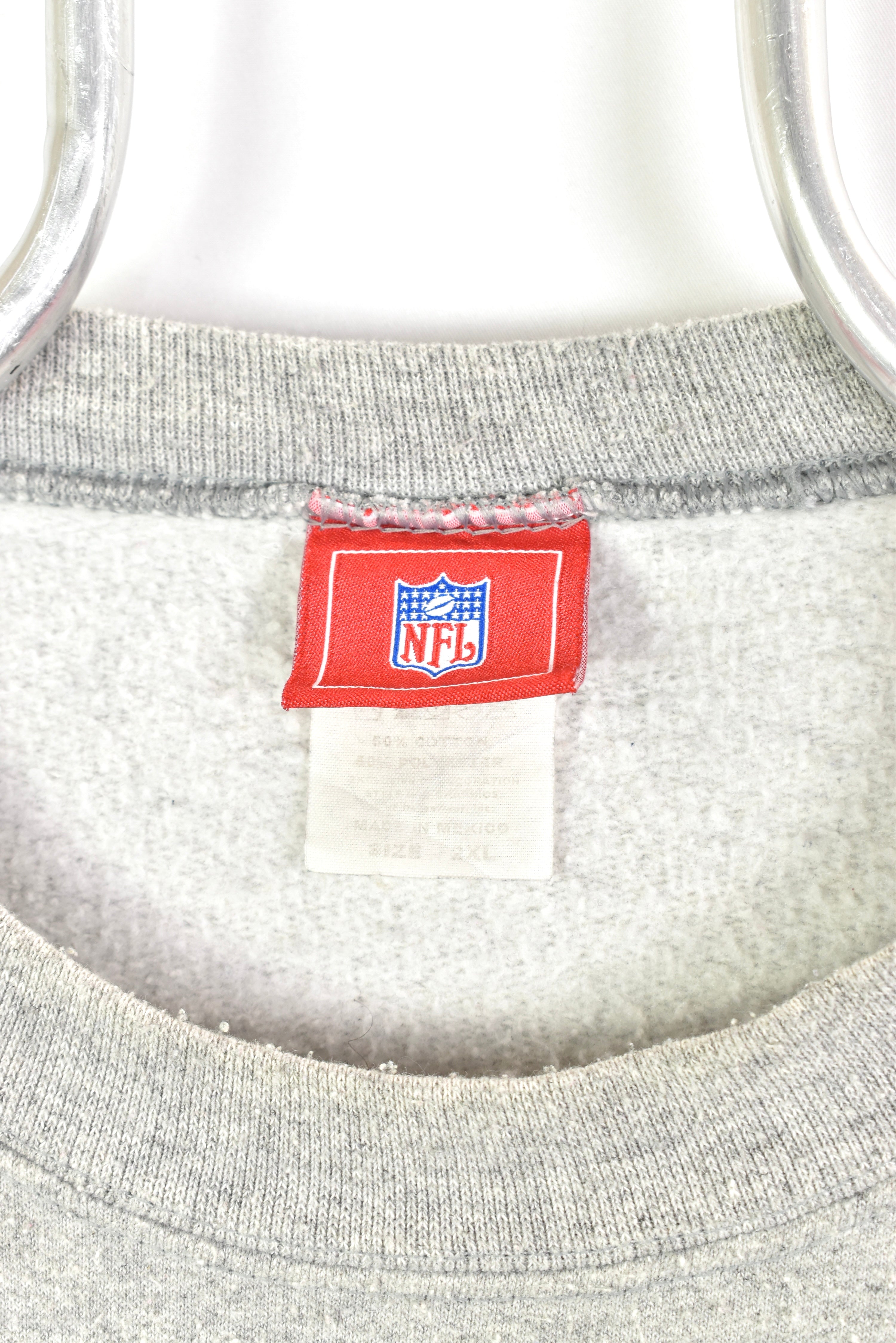 Vintage Pittsburgh Steelers sweatshirt, NFL Super Bowl graphic crewneck - XXL, grey PRO SPORT
