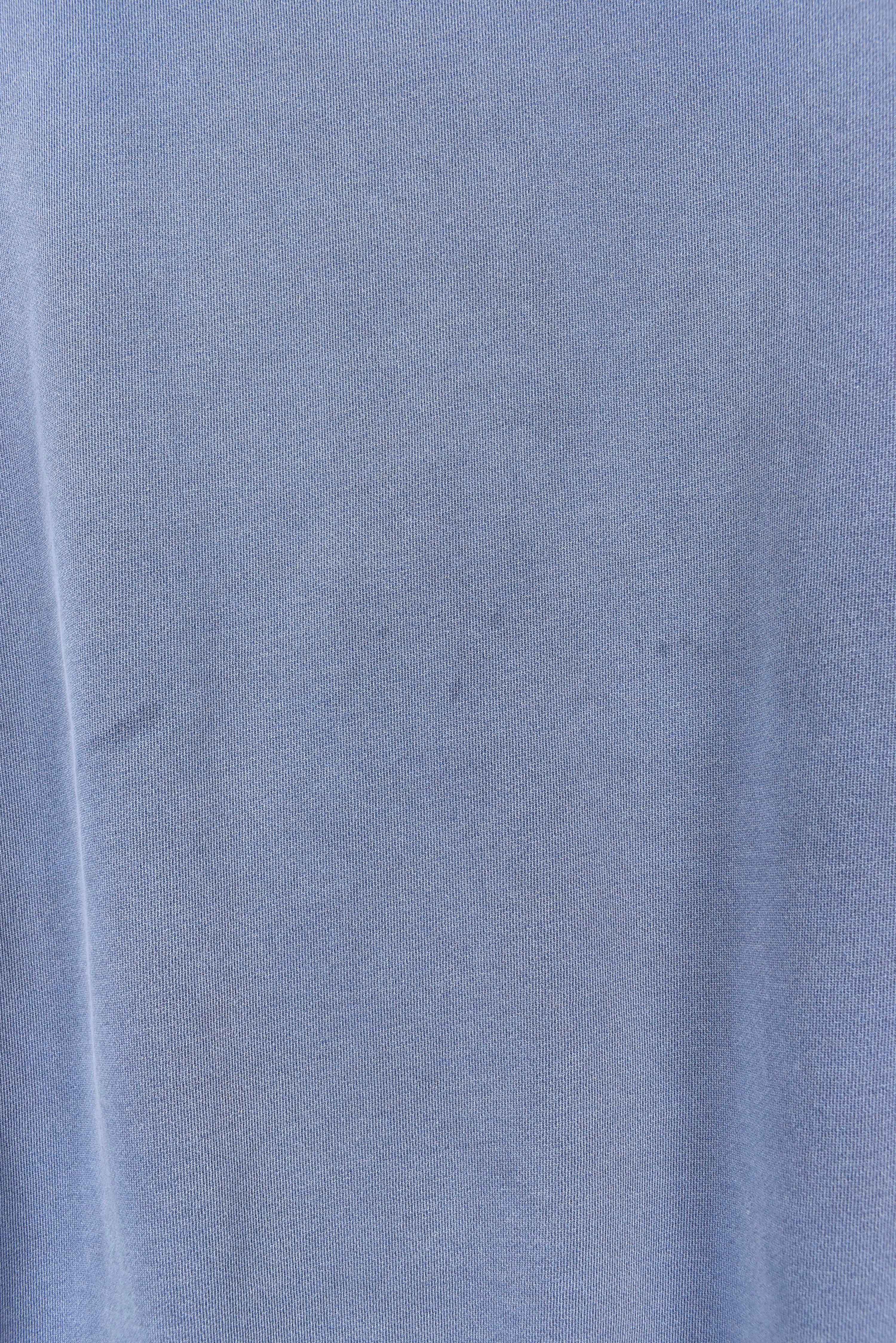 Vintage Mickey Mouse hoodie, long sleeve blue graphic sweatshirt - AU L DISNEY / CARTOON