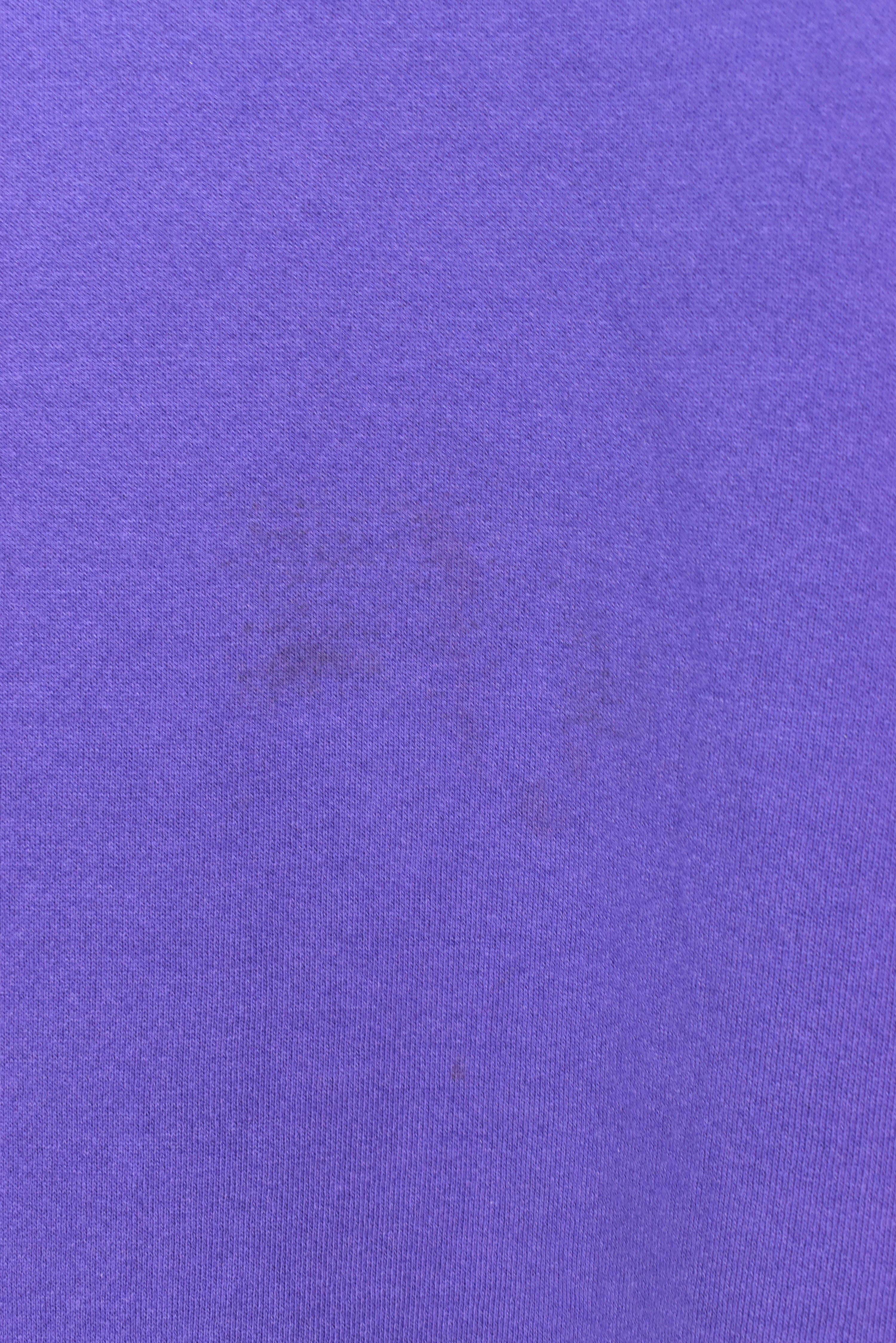 VINTAGE NFL MINNESOTA VIKINGS EMBROIDERED PURPLE SWEATSHIRT | XXL PRO SPORT