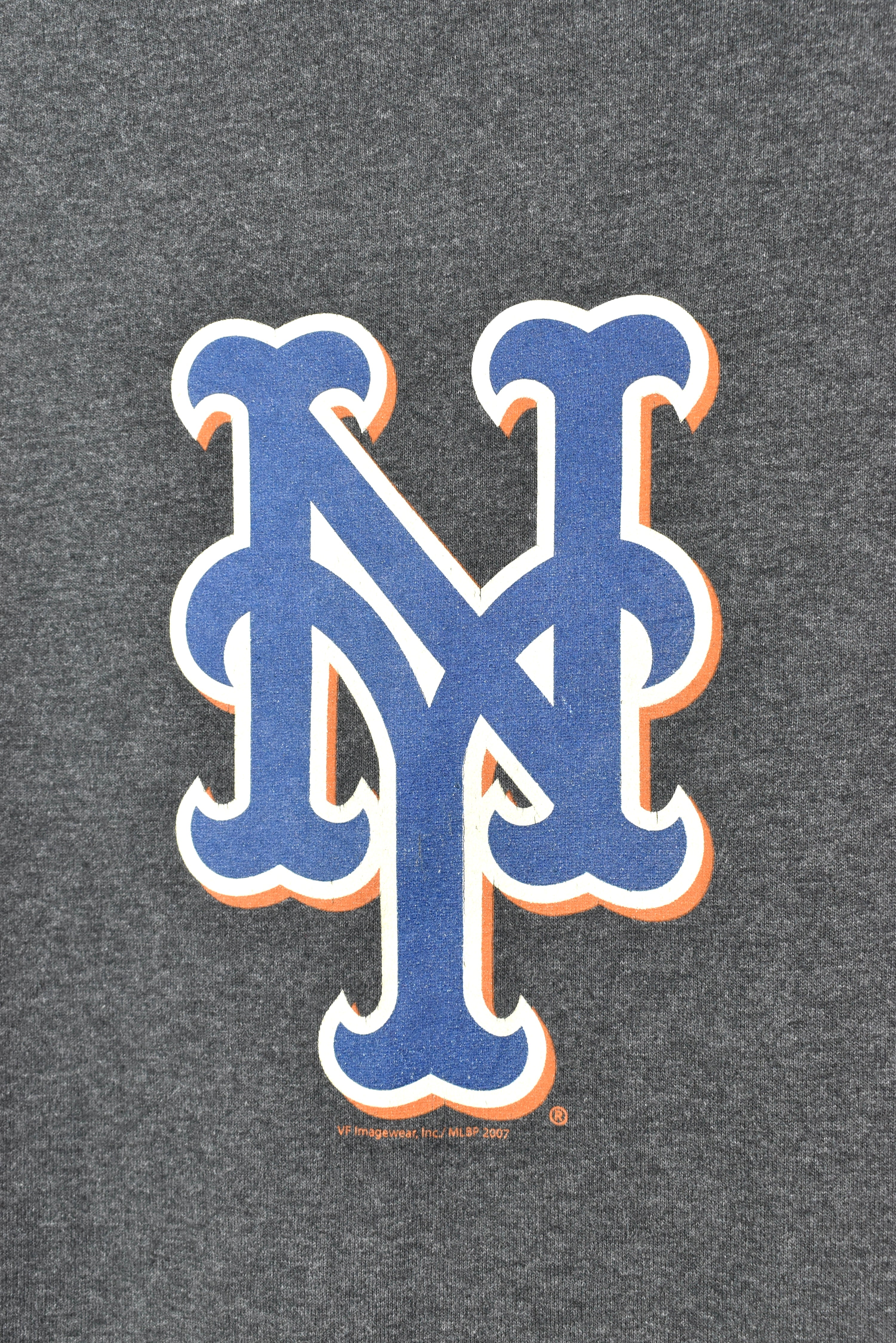 MODERN MLB NEW YORK METS GREY T-SHIRT | LARGE PRO SPORT