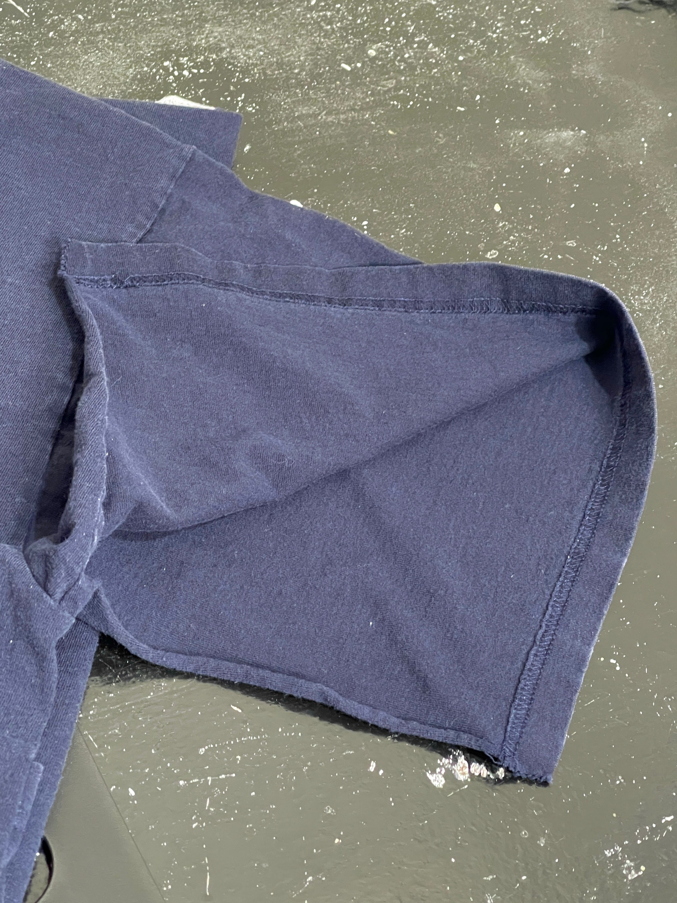 Vintage Timberland shirt, short sleeve graphic tee - XXL, navy blue TIMBERLAND