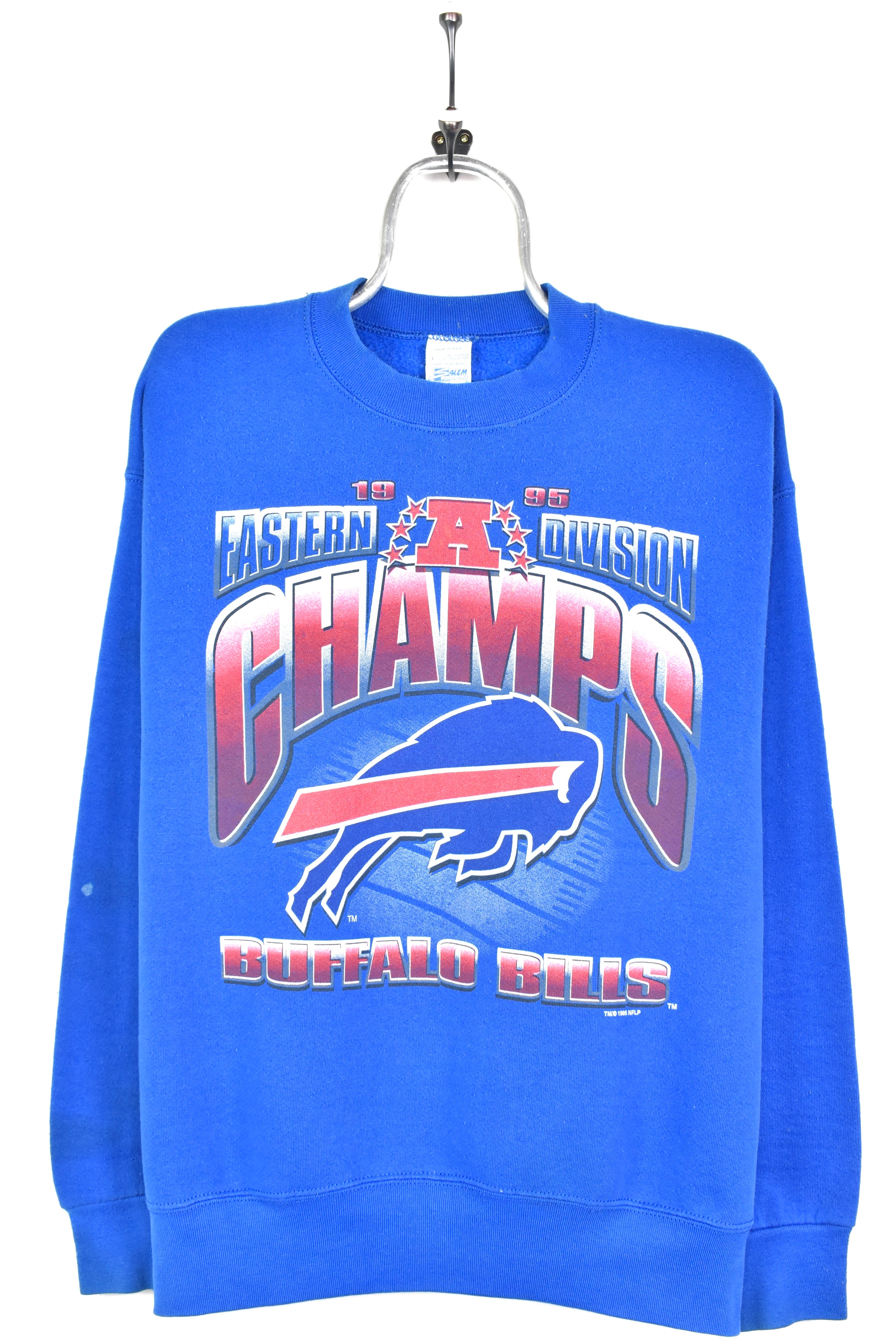VINTAGE 1995 NFL BUFFALO BILLS BLUE SWEATSHIRT | XL PRO SPORT