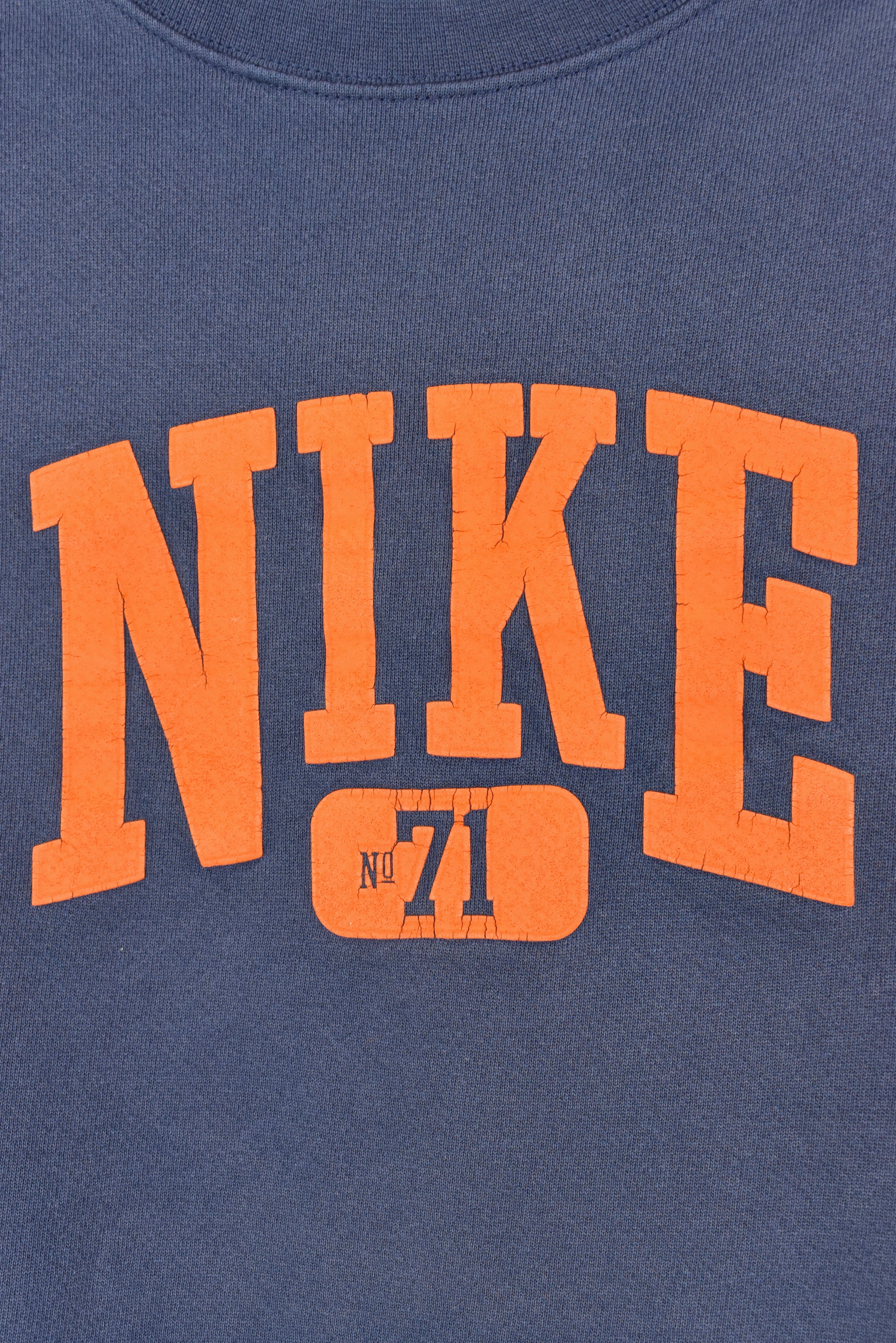 VINTAGE NIKE NAVY SWEATSHIRT | LARGE NIKE