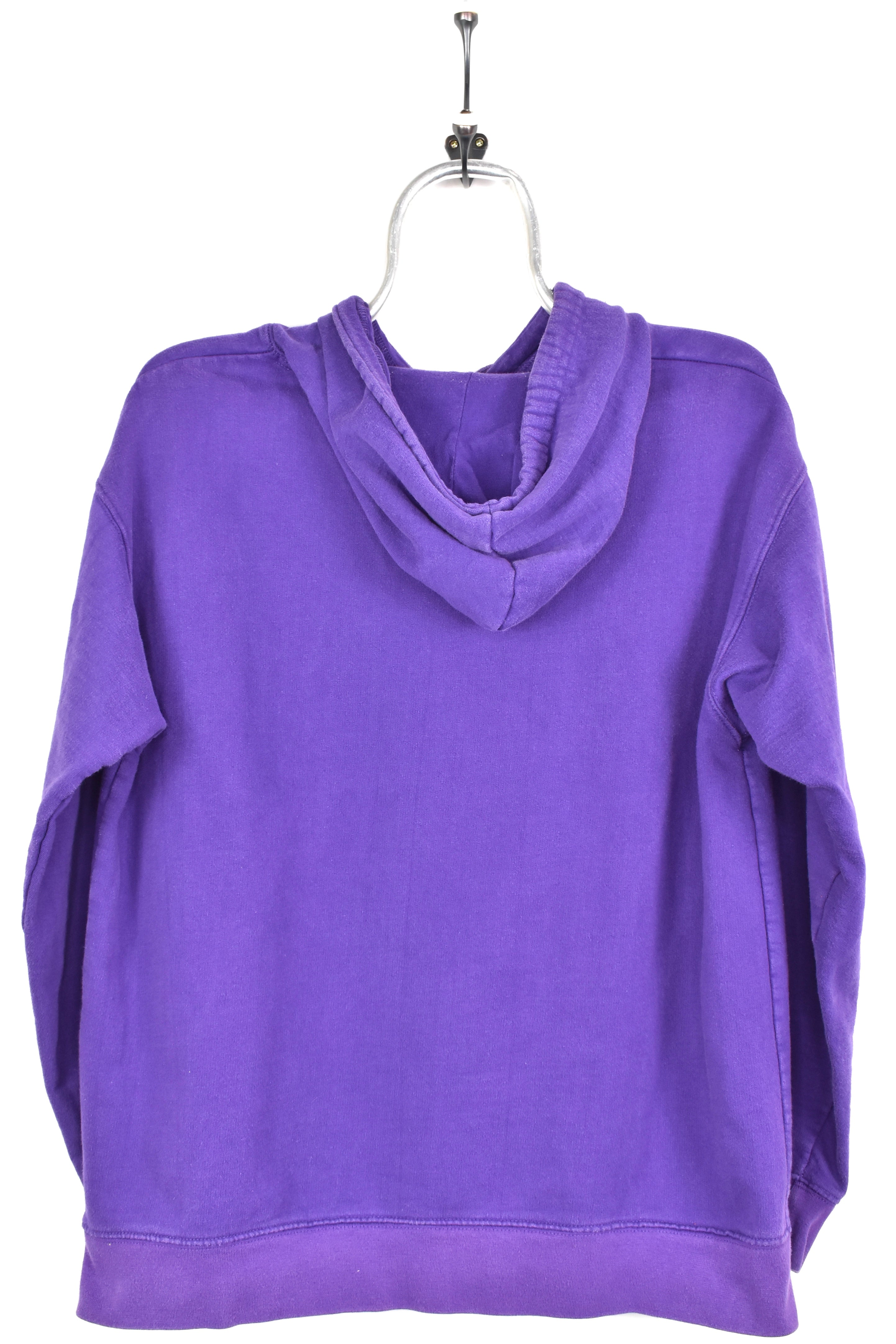Vintage Louisiana State University hoodie, purple embroidered sweatshirt - AU Medium COLLEGE