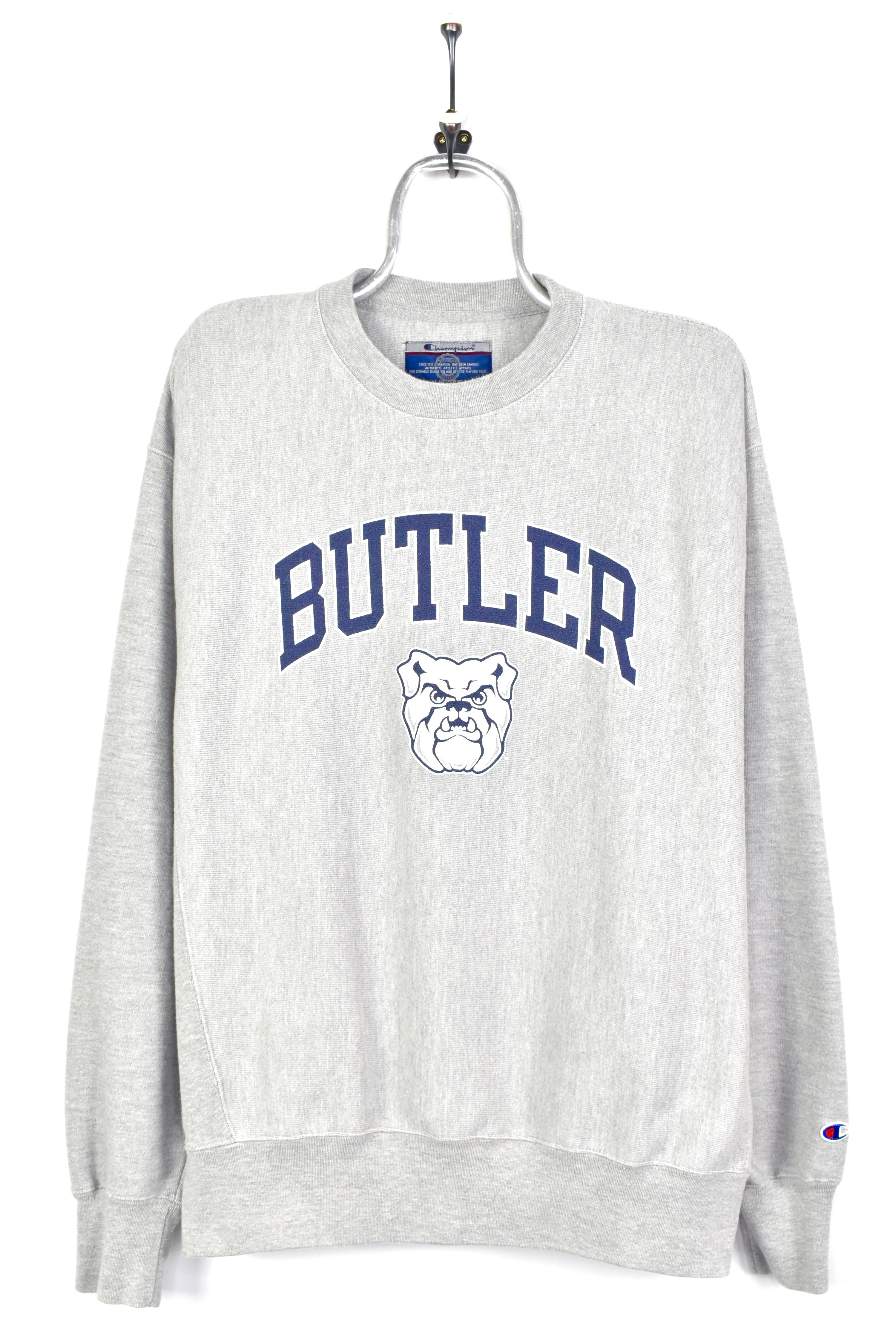 VINTAGE BUTLER UNIVERSITY GREY SWEATSHIRT | XL COLLEGE