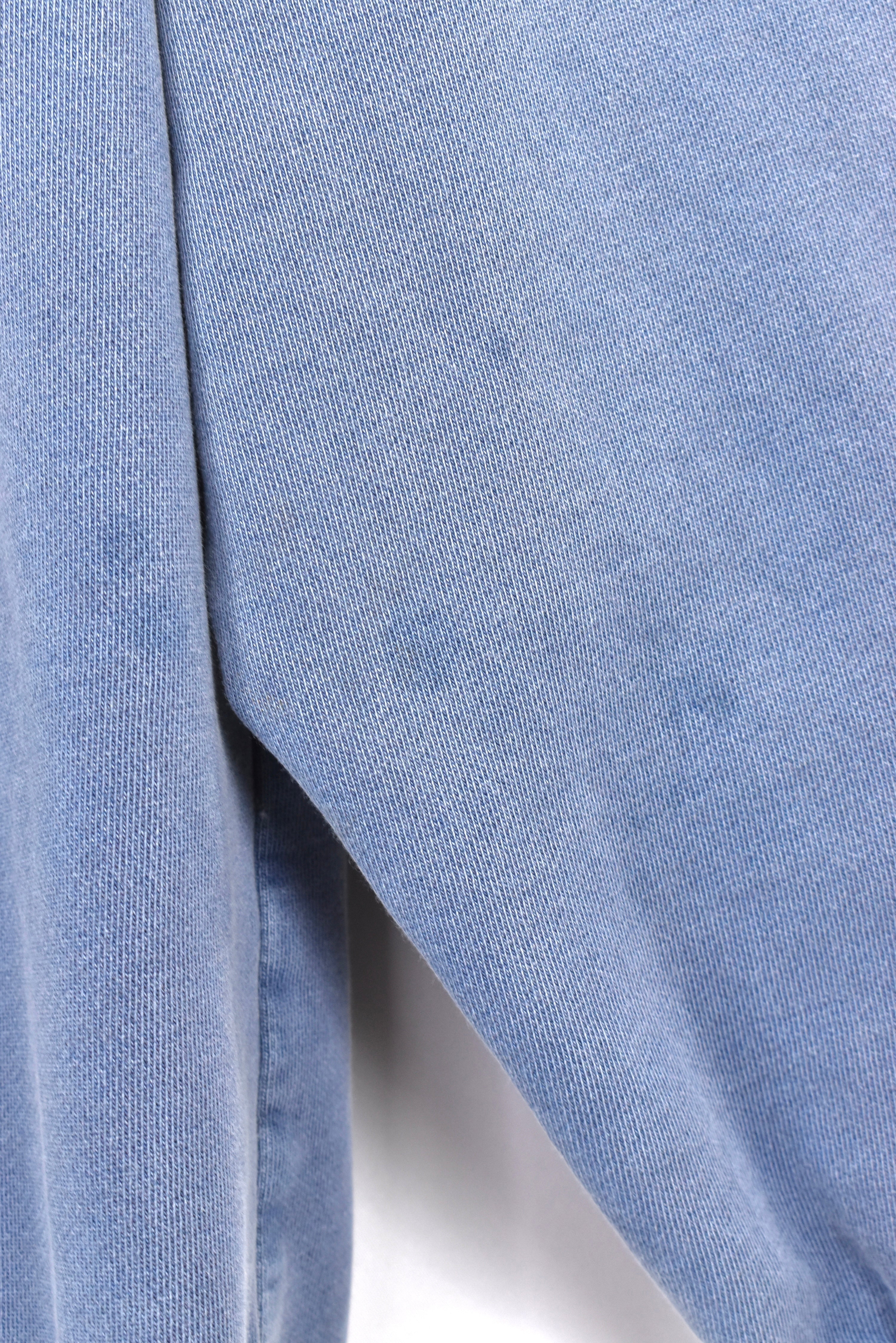 Vintage Mickey Mouse hoodie, long sleeve blue graphic sweatshirt - AU L DISNEY / CARTOON