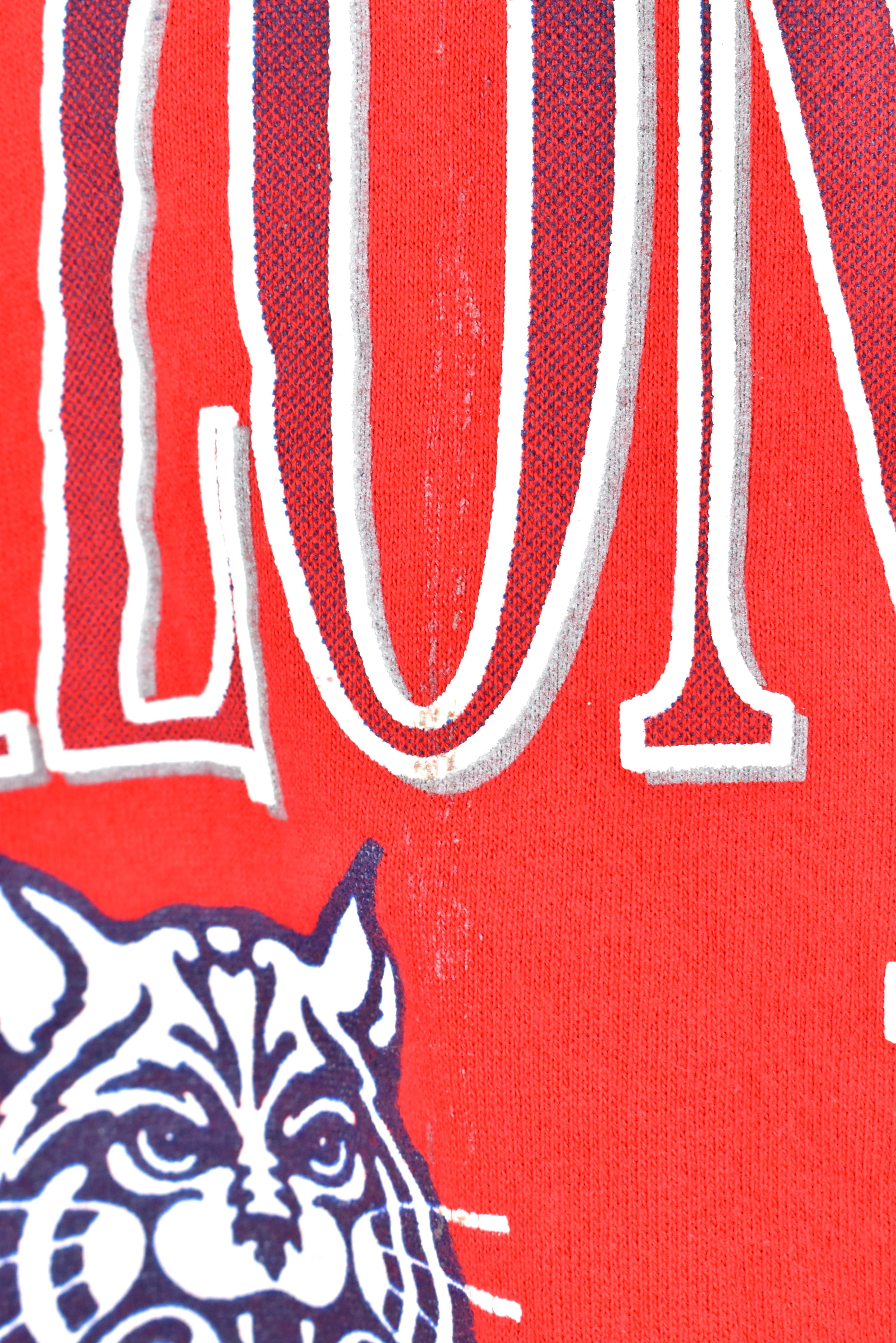 VINTAGE ARIZONA UNIVERSITY WILDCATS RED SWEATSHIRT | MEDIUM COLLEGE