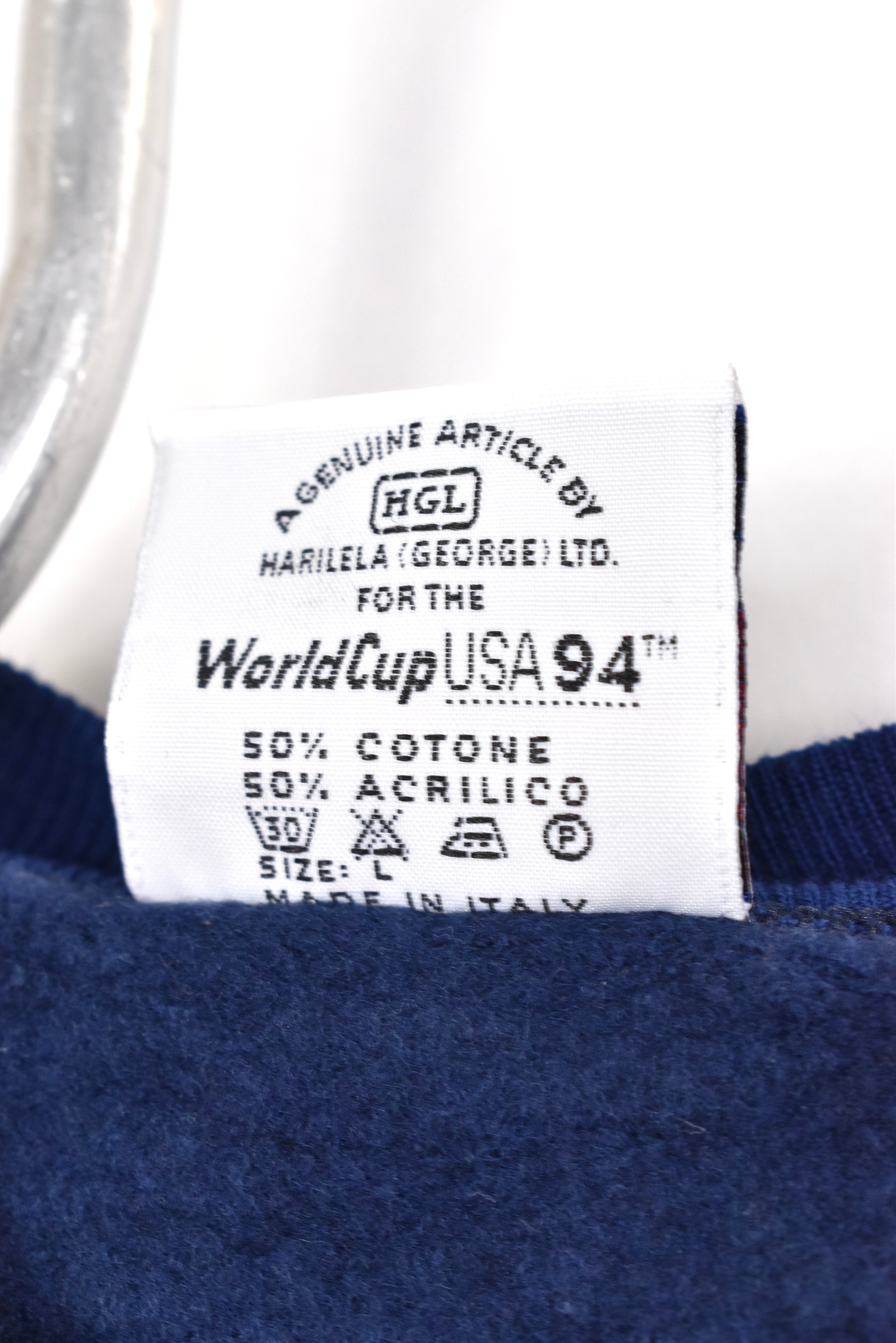 Vintage World Cup sweatshirt, 1994 USA soccer blue crewneck - AU Small PRO SPORT