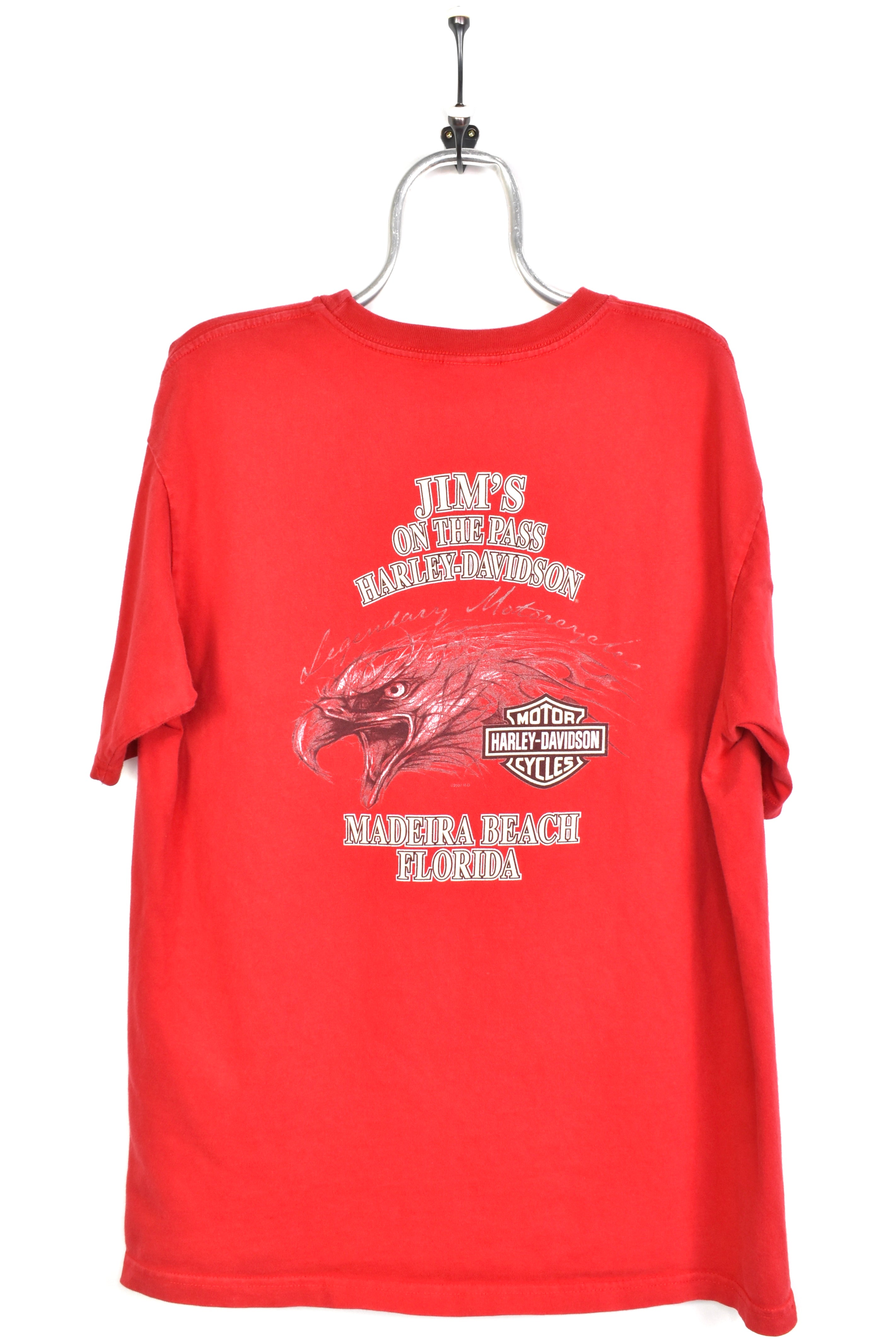 Vintage Harley Davidson red T-Shirt | LARGE HARLEY DAVIDSON