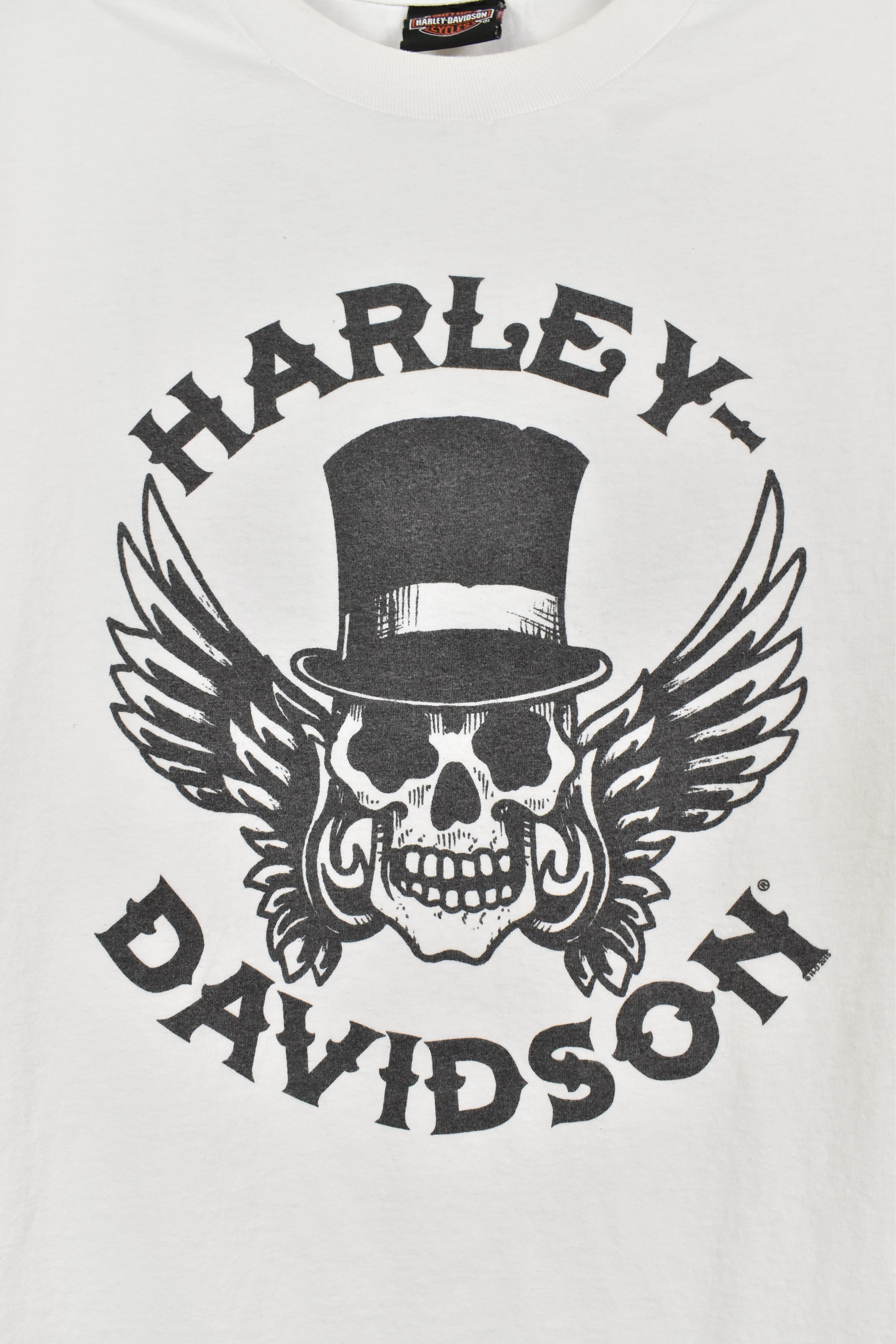 Modern Harley Davidson shirt, 2015 white graphic tee - XXL HARLEY DAVIDSON