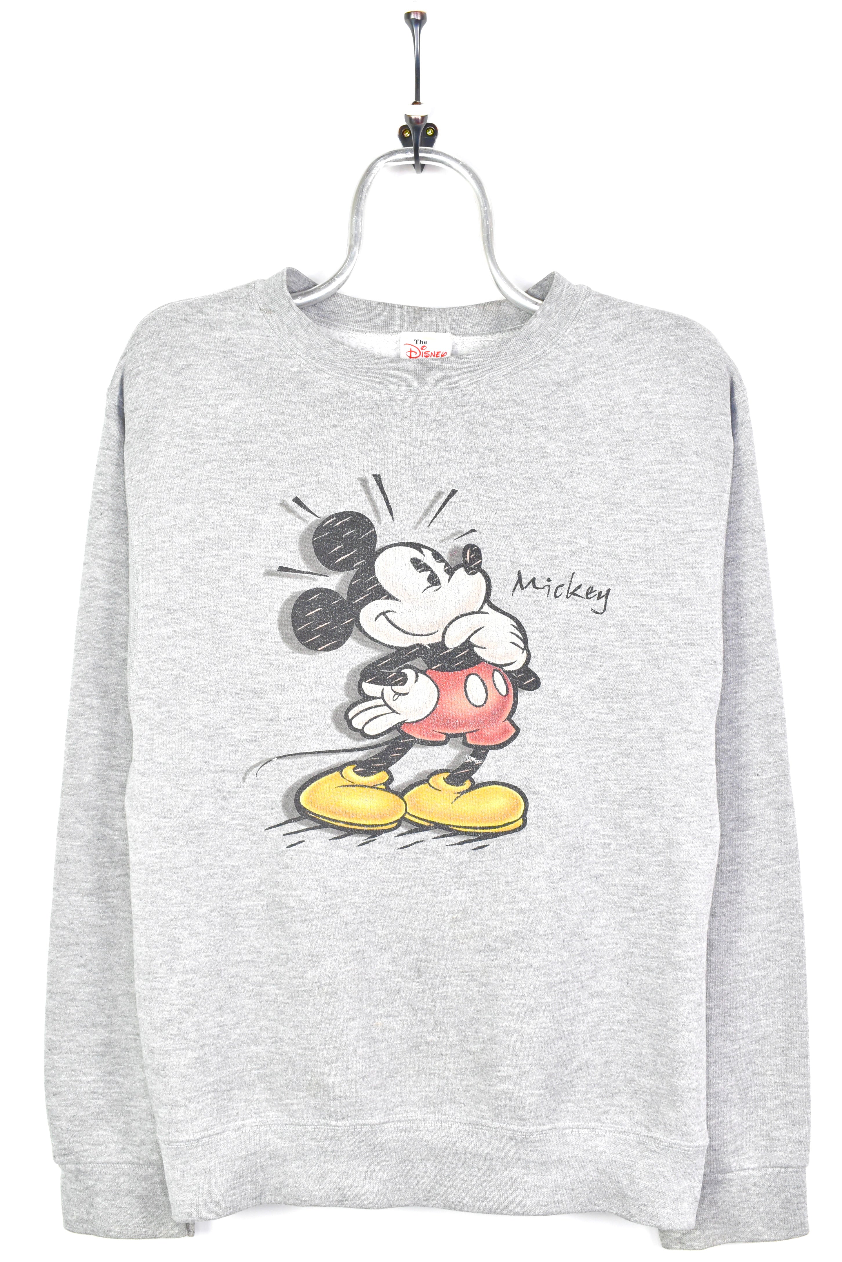 VINTAGE DISNEY MICKEY MOUSE GREY SWEATSHIRT | MEDIUM DISNEY / CARTOON