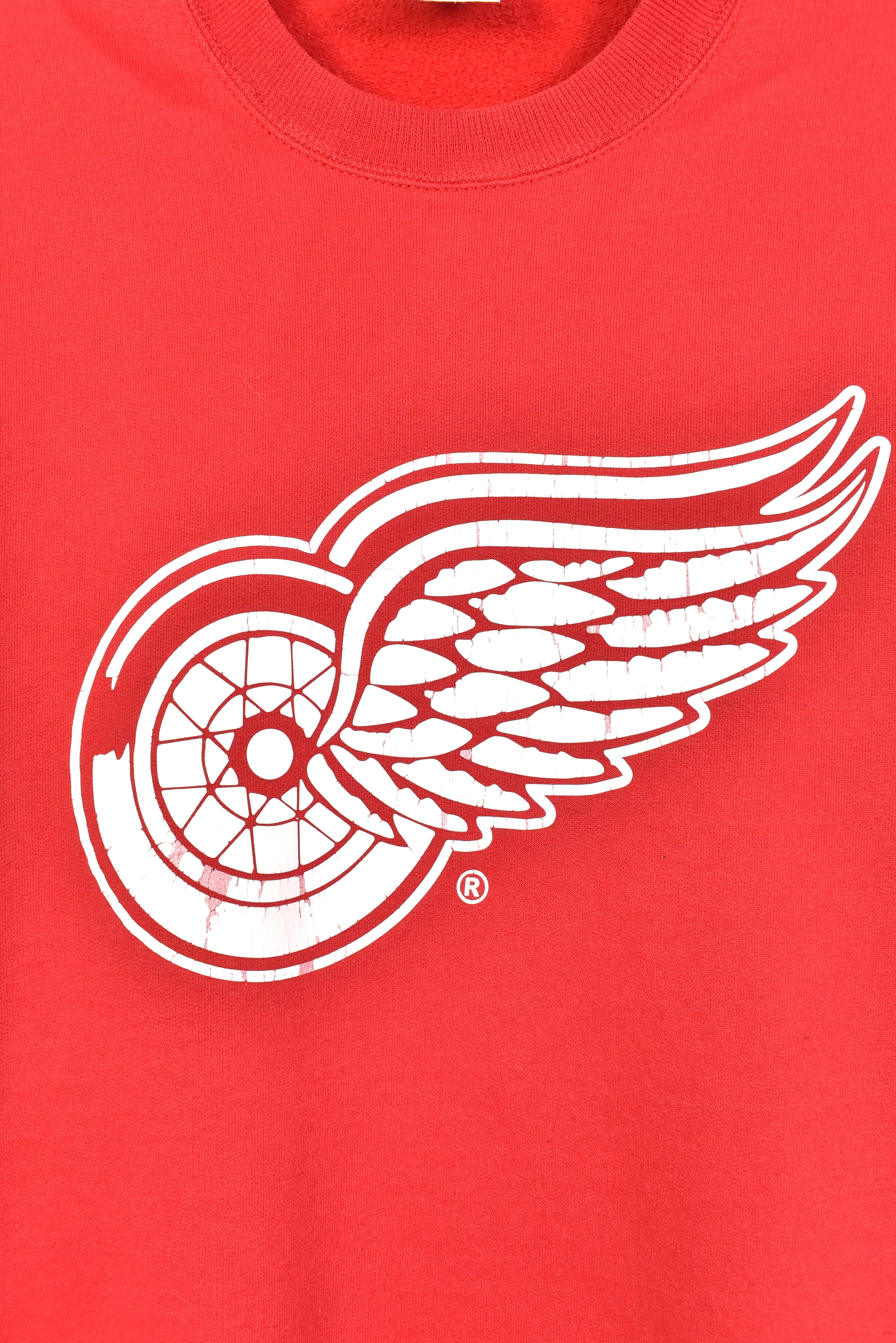 Vintage NHL Detroit Red Wings red sweatshirt | Large PRO SPORT