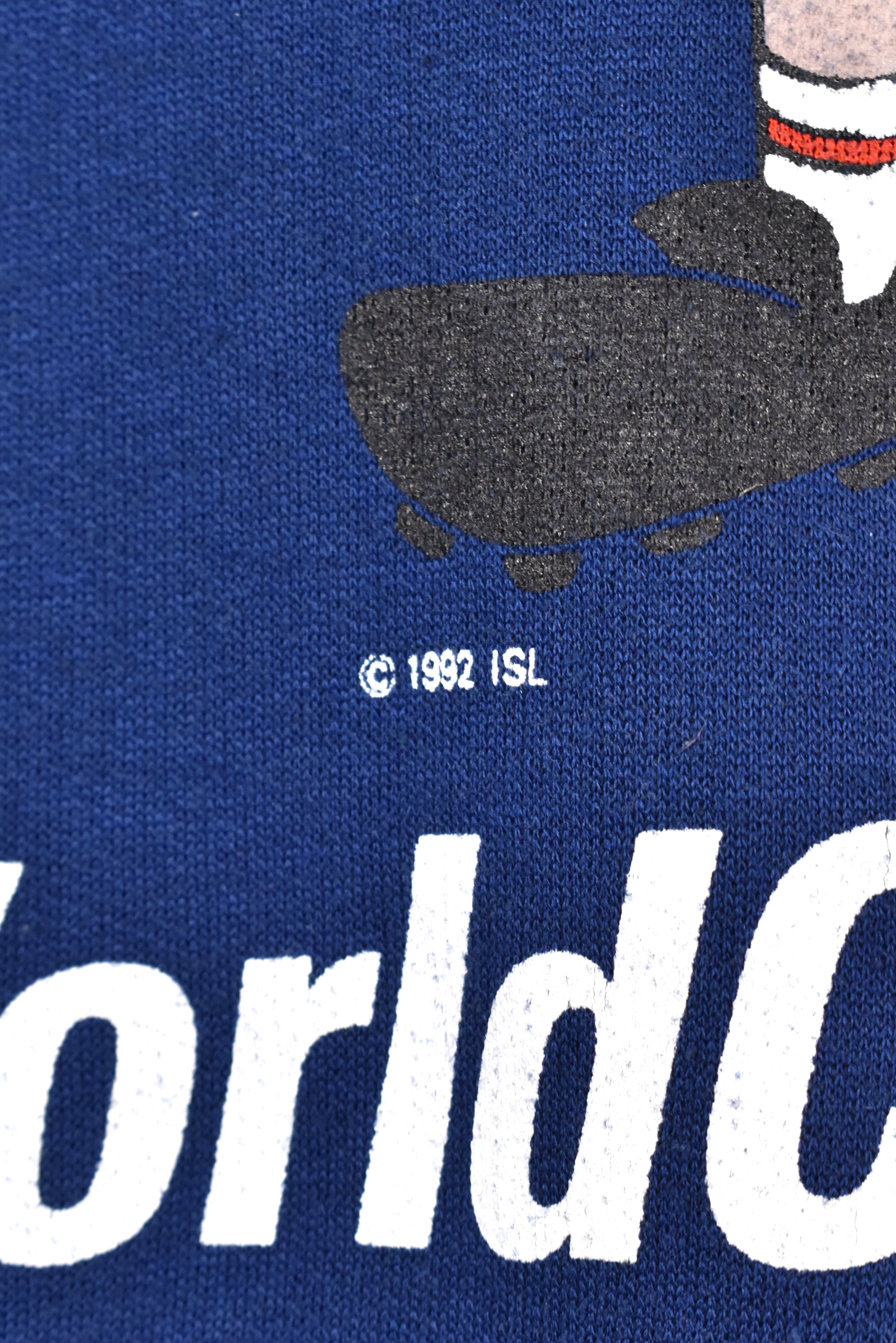 Vintage World Cup sweatshirt, 1994 USA soccer blue crewneck - AU Small PRO SPORT