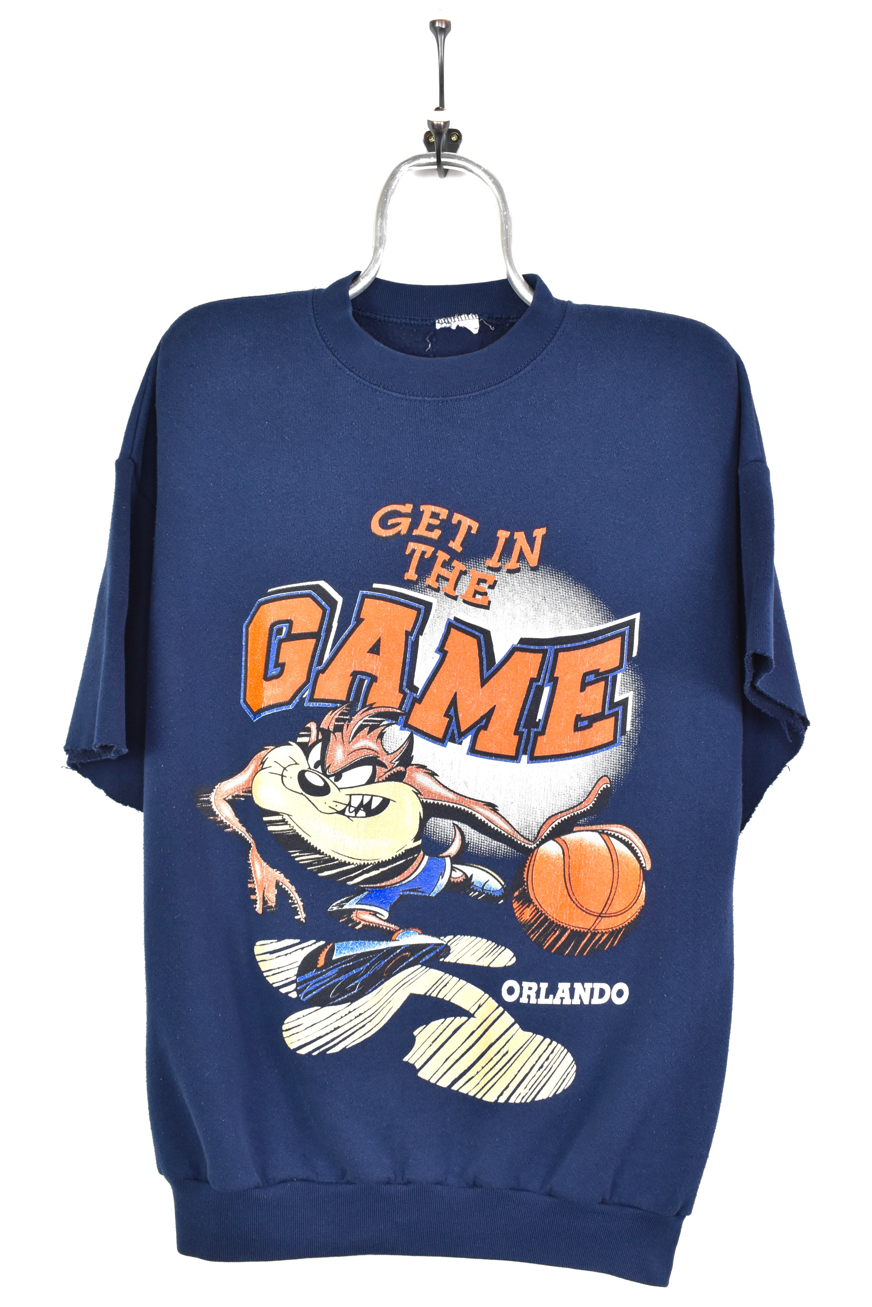 VINTAGE NBA ORLANDO MAGIC TAZ DEVIL NAVY SWEATSHIRT | XL PRO SPORT