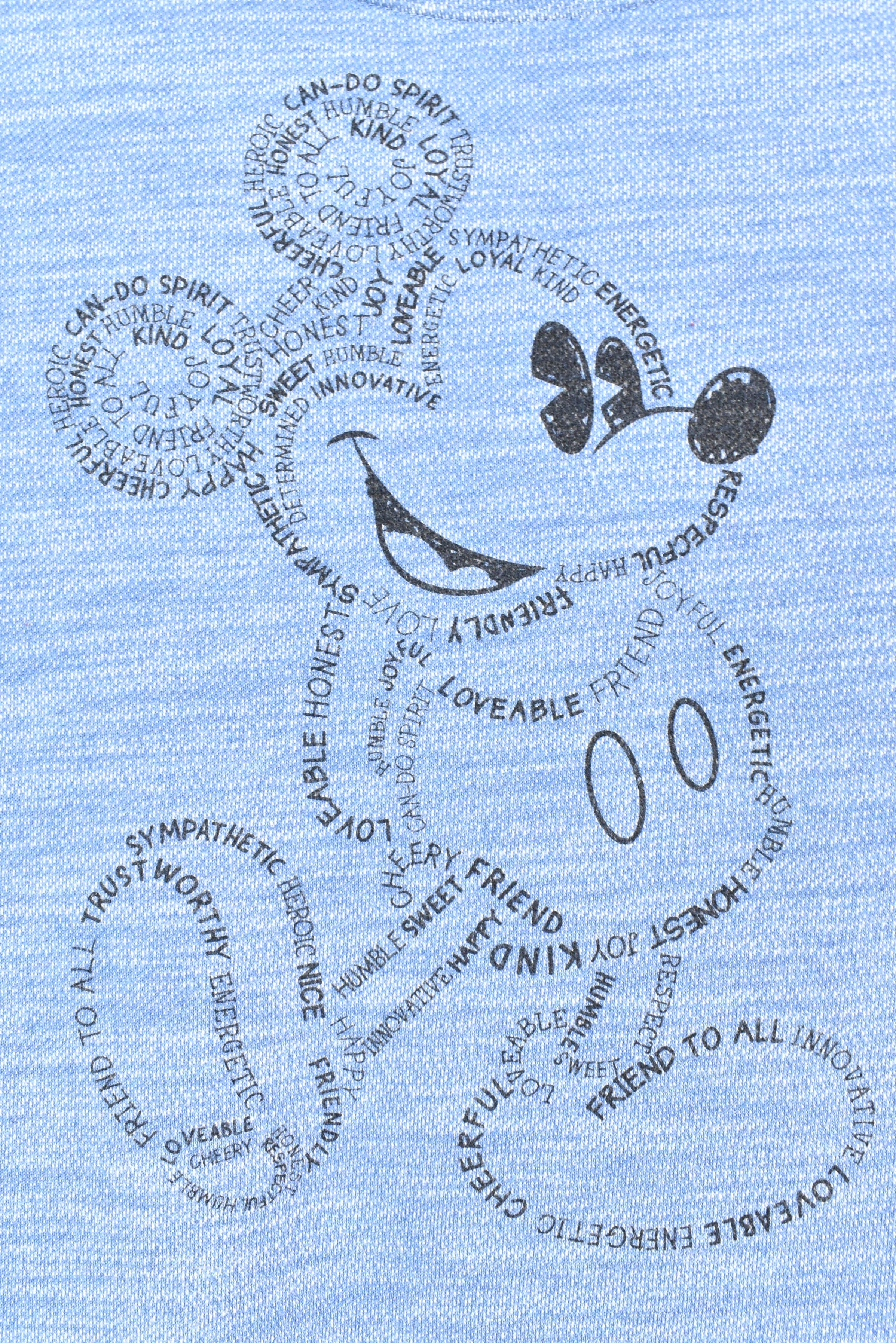 Vintage Women's Disney Mickey blue sweatshirt | Small DISNEY / CARTOON