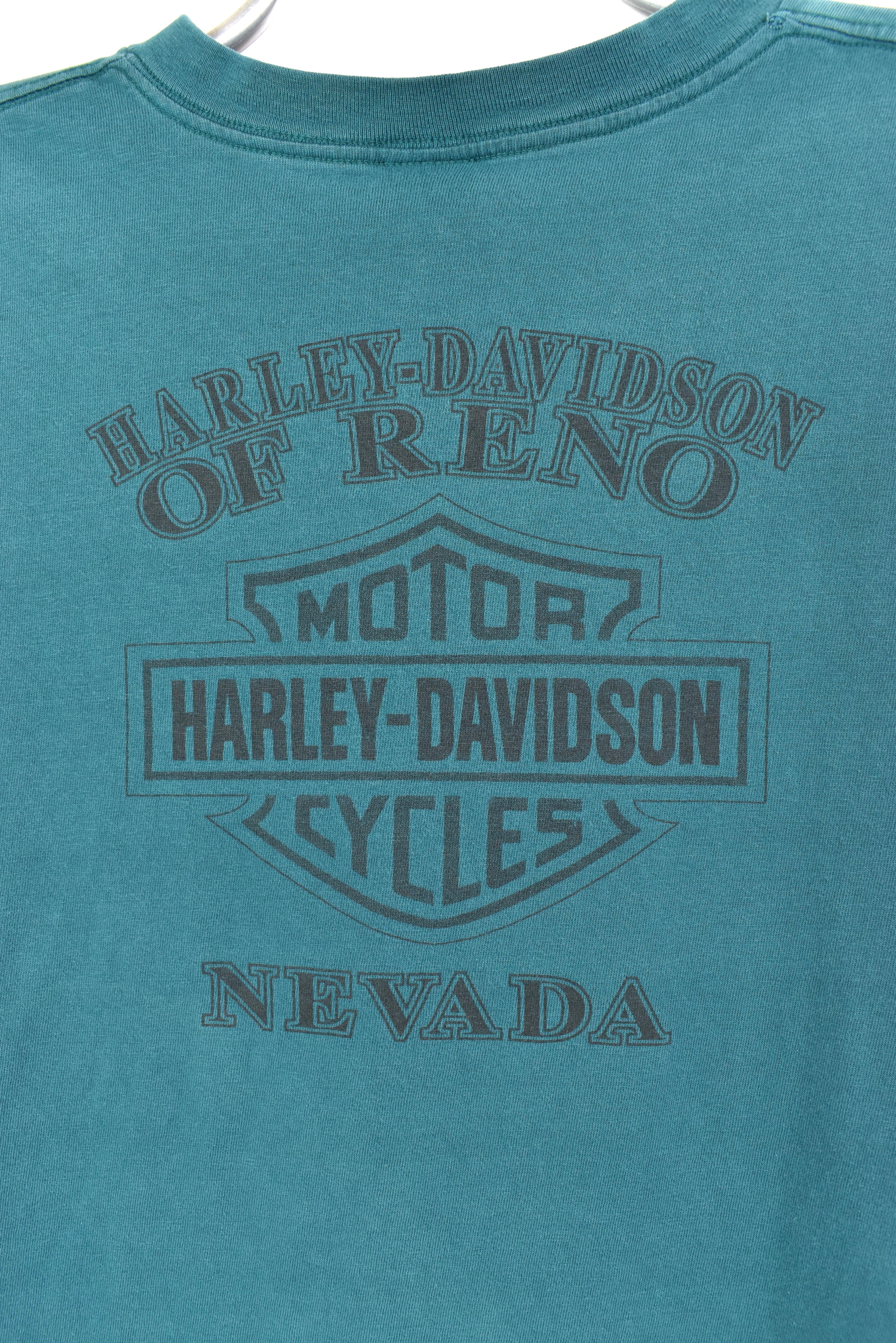 Vintage Harley Davidson shirt, 2000 motorcycle biker tee - XL, dark green HARLEY DAVIDSON