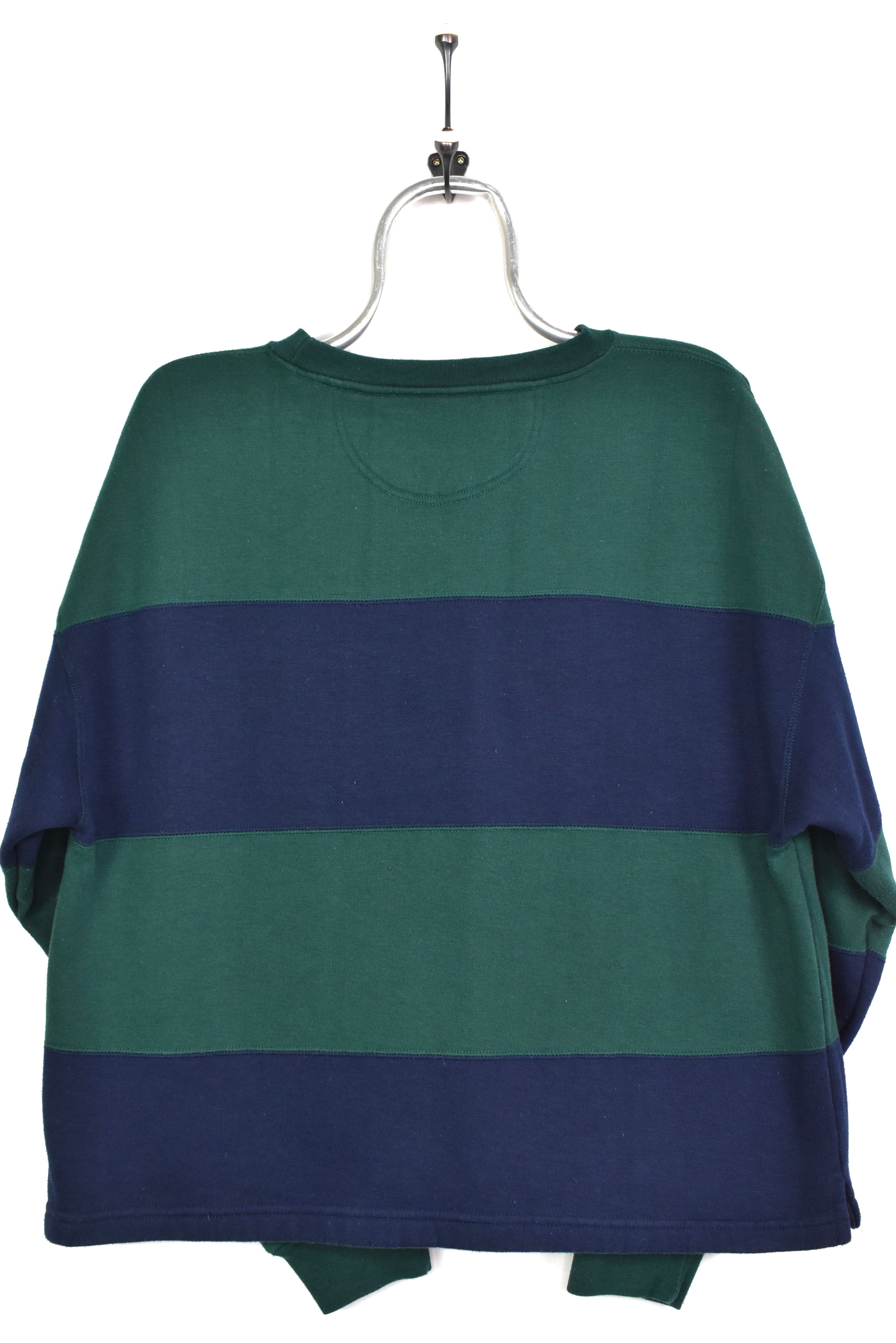 Vintage Women's Disney sweatshirt, Winnie the Pooh embroidered crewneck - XL, striped DISNEY / CARTOON