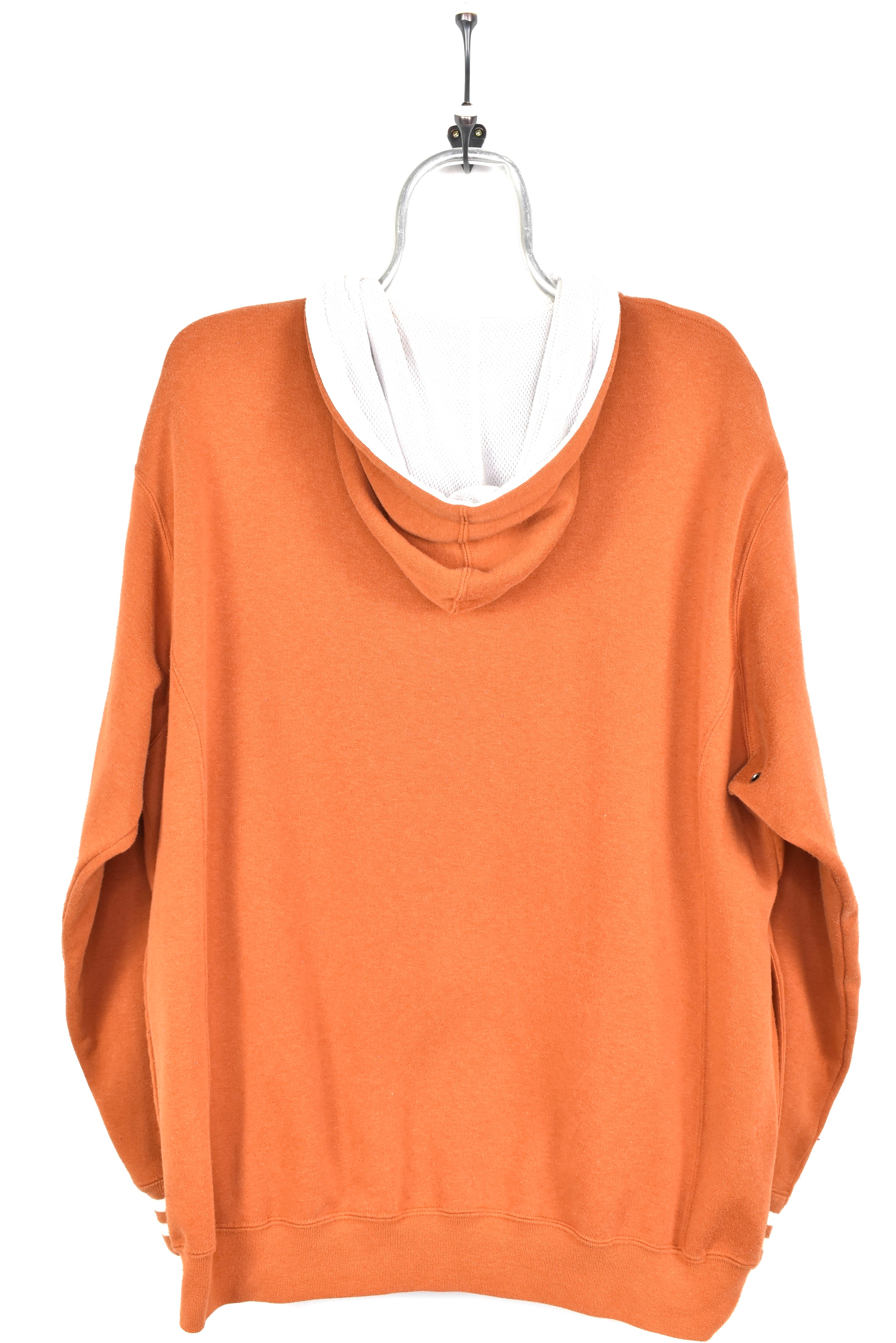 VINTAGE TEXAS UNIVERSITY EMBROIDERED ORANGE HOODIE | XL COLLEGE