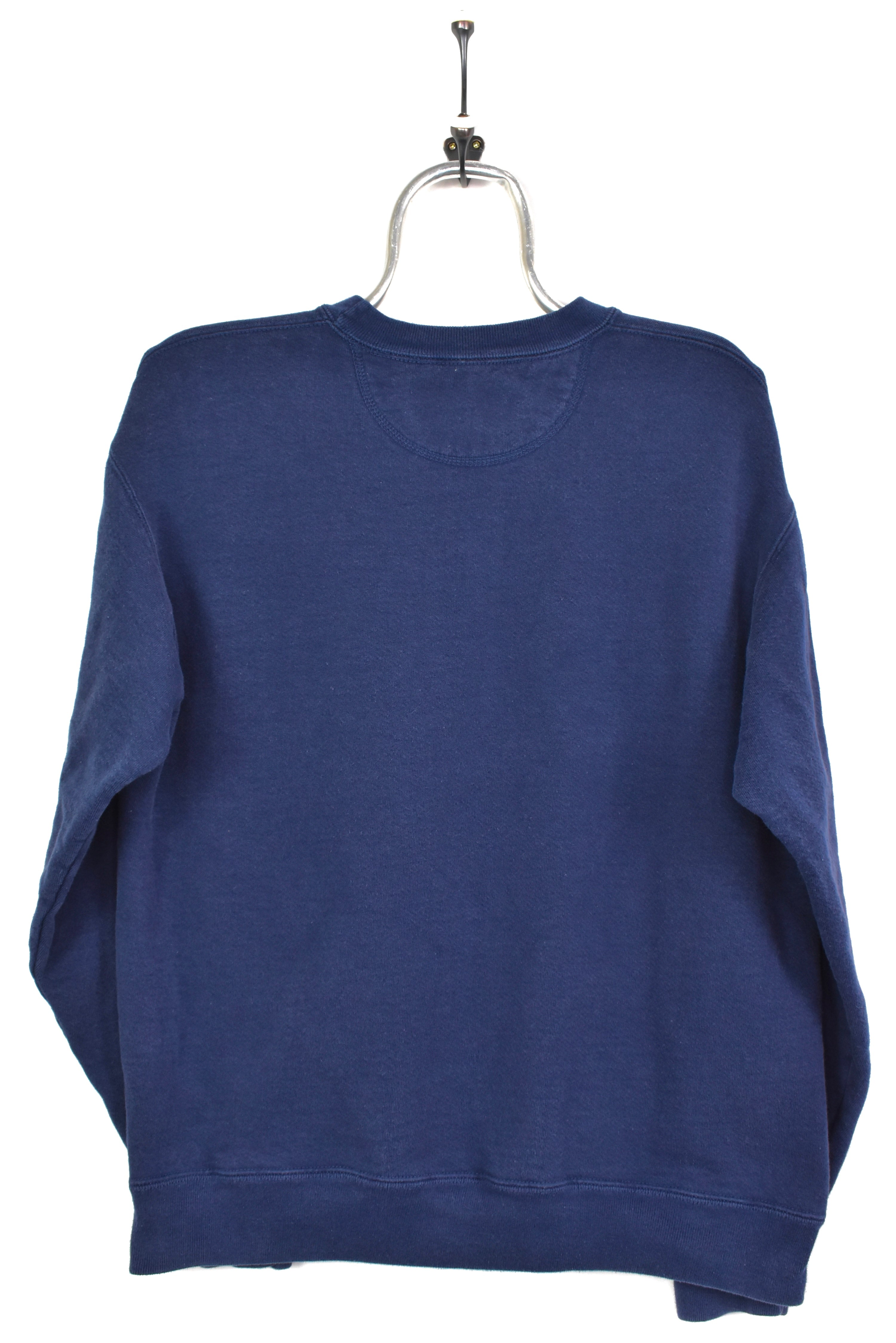 VINTAGE SOUTH DAKOTA UNIVERSITY EMBROIDERED NAVY SWEATSHIRT | LARGE COLLEGE