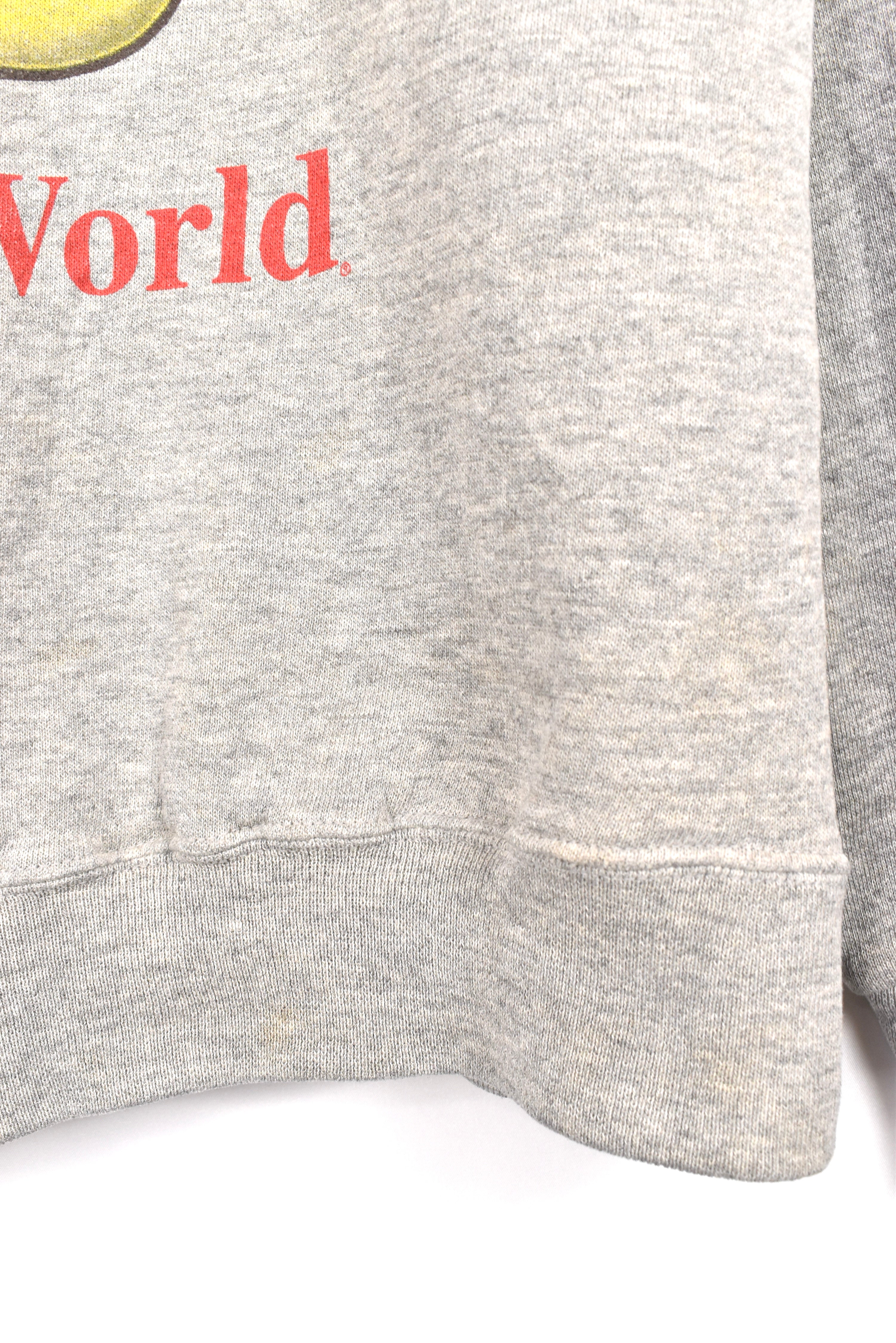 Vintage Mickey Mouse sweatshirt, Disney World grey graphic crewneck - AU L DISNEY / CARTOON