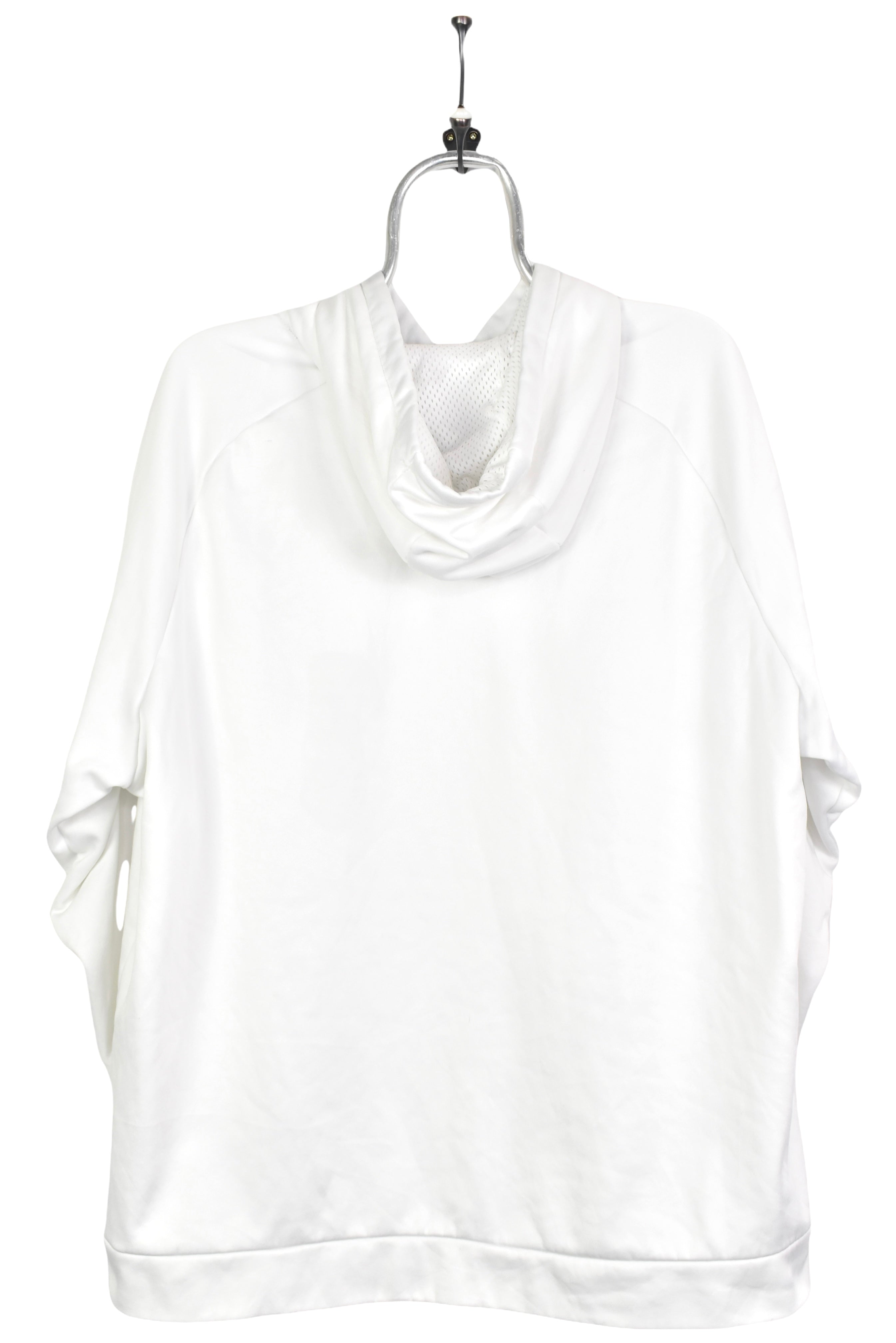 Vintage Nike hoodie, pullover swoosh graphic sweatshirt - XXL, white NIKE