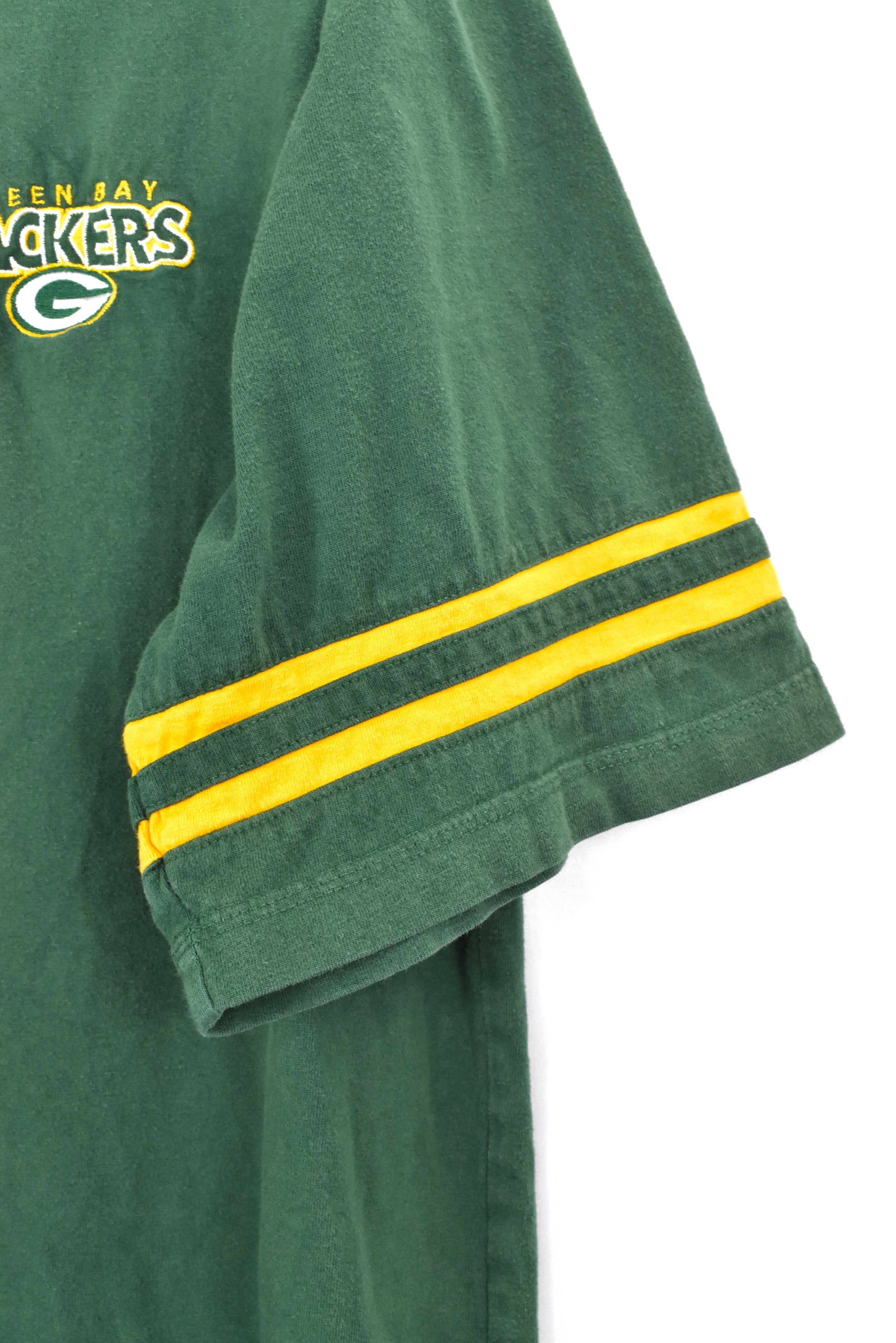 Vintage Green Bay Packers shirt, short sleeve green embroidered tee - AU XL PRO SPORT