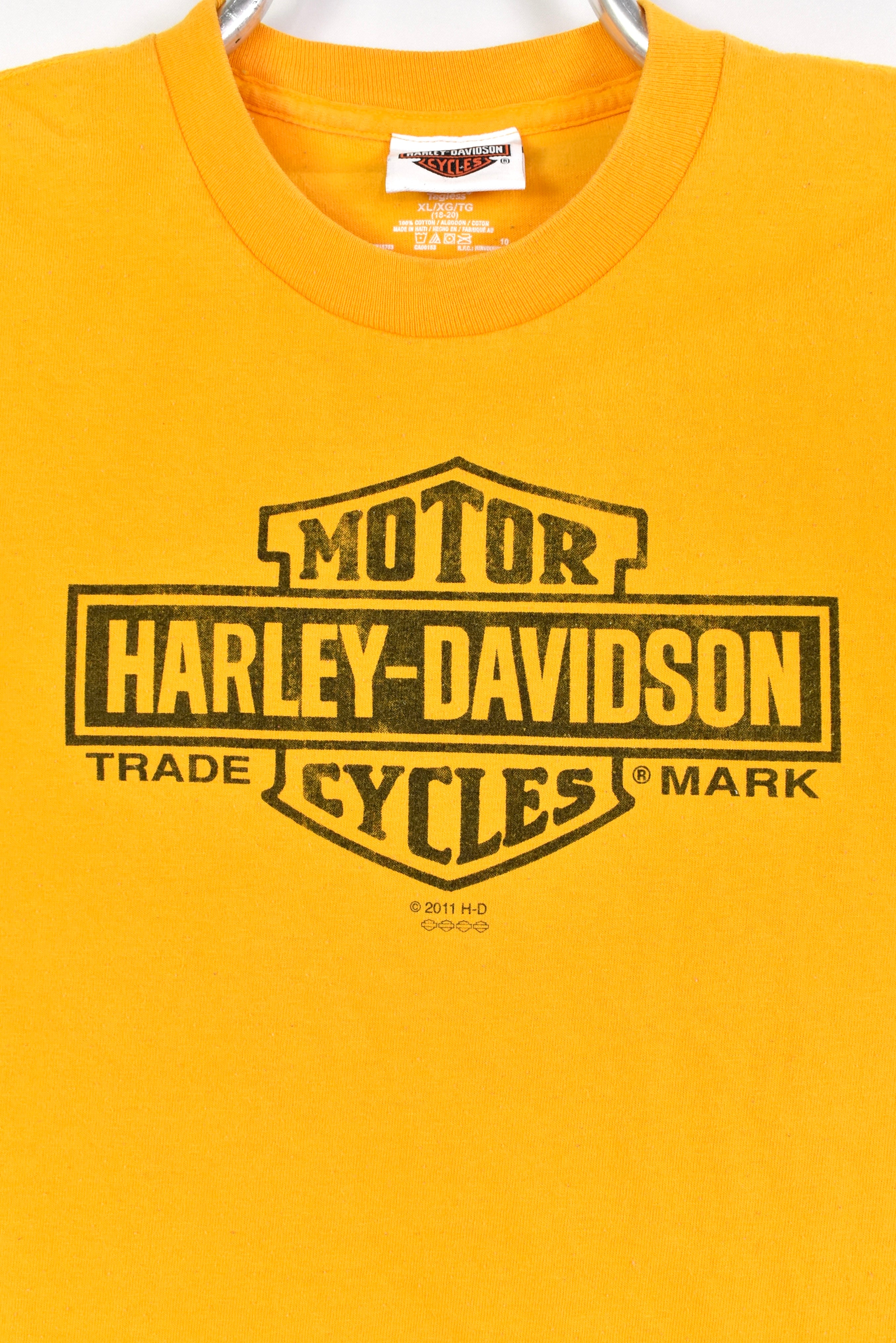 Modern Women's Harley Davidson yellow T-Shirt | XS HARLEY DAVIDSON