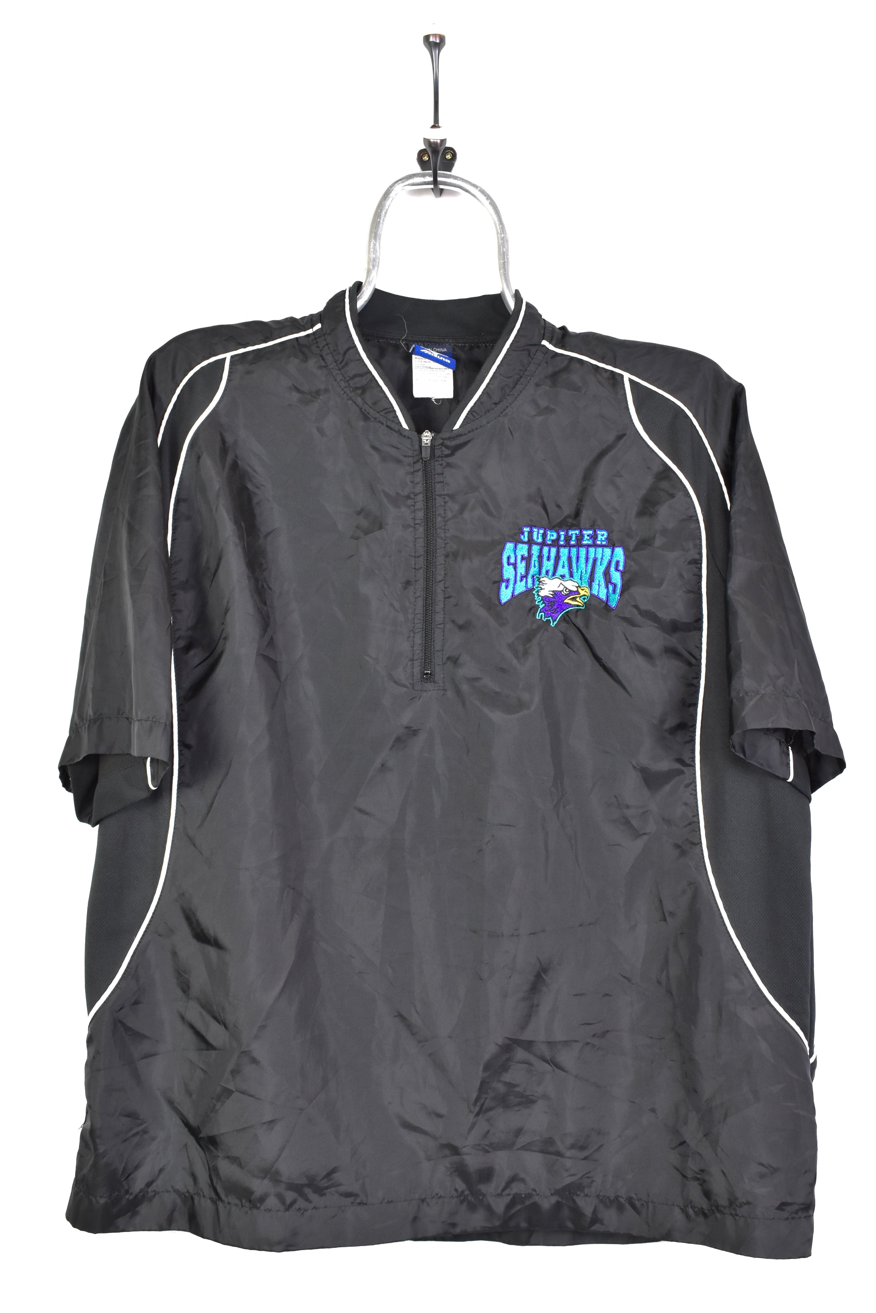 Vintage womens jupiter seahawks embroidered black t-shirt | medium PRO SPORT