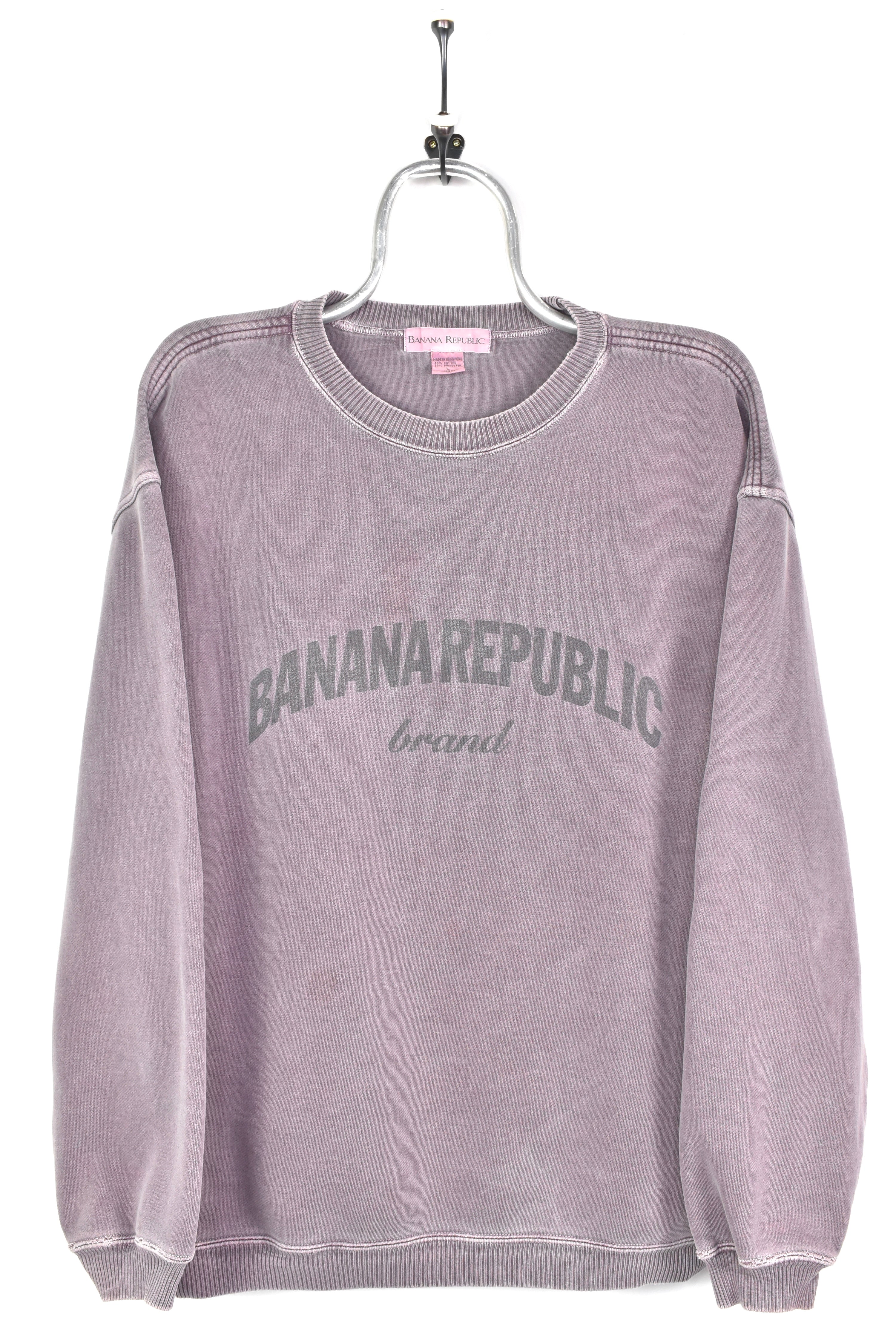 VINTAGE BANANA REPUBLIC PURPLE SWEATSHIRT | XL OTHER