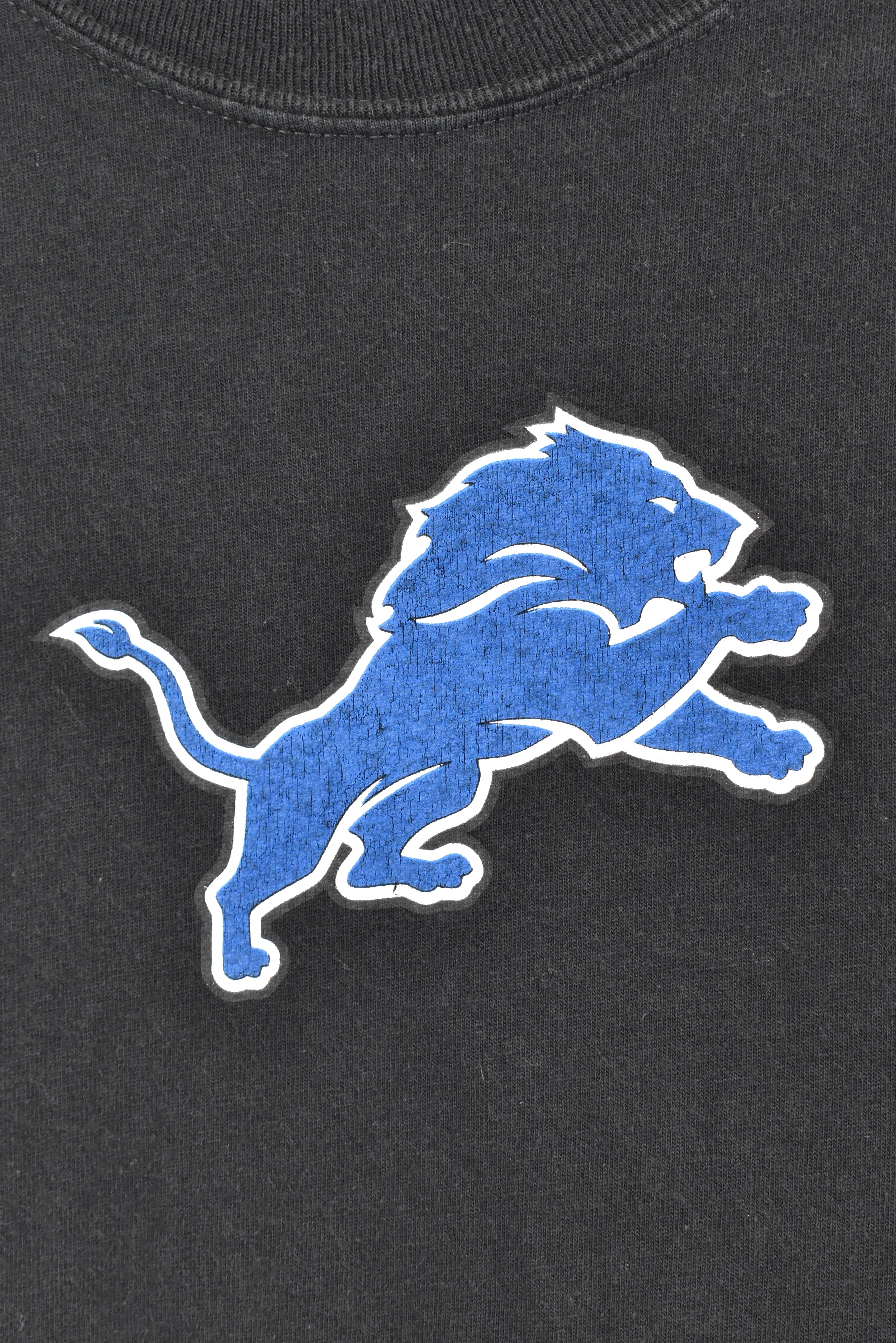 Vintage NFL Detroit Lions black t-shirt | large PRO SPORT