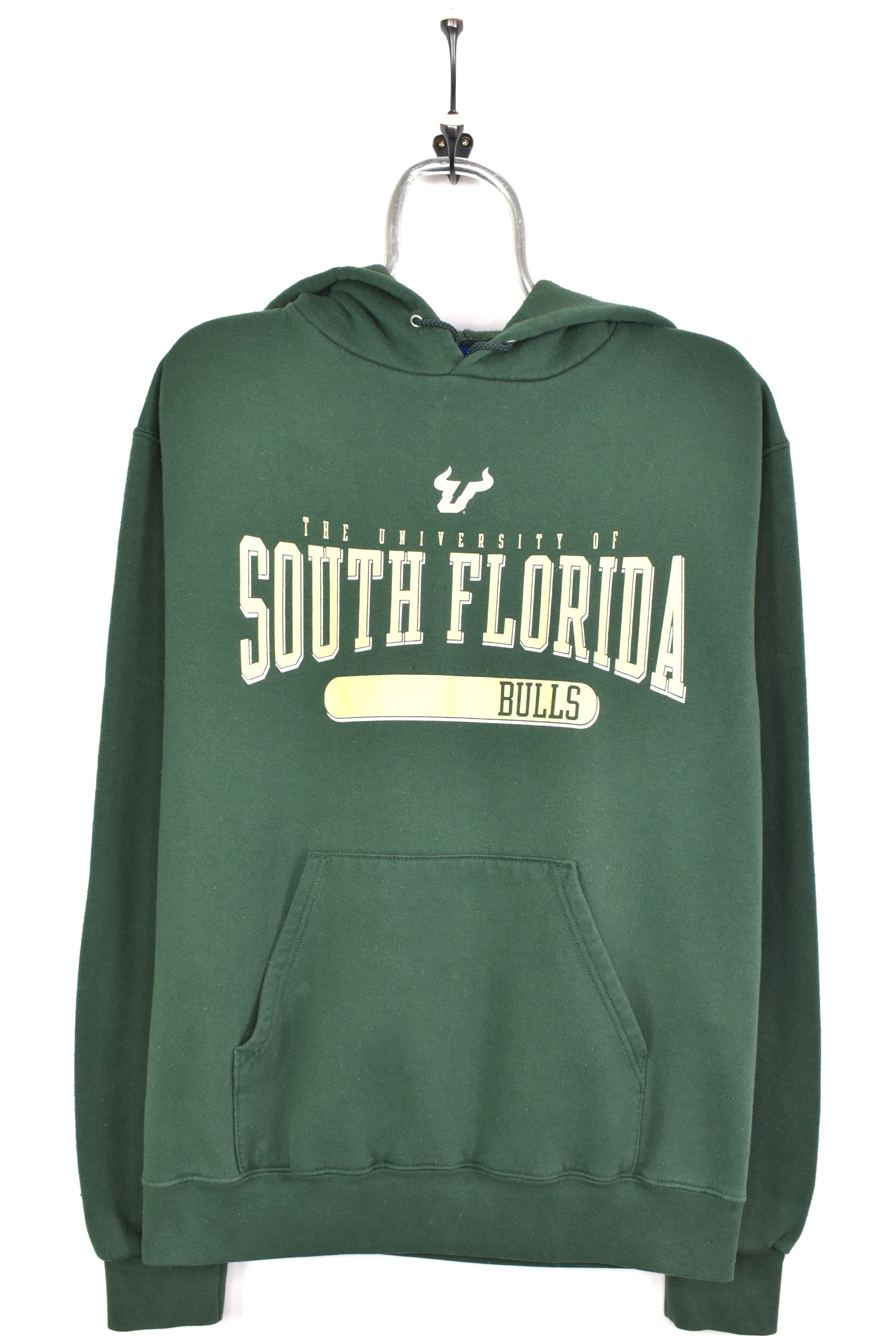 Vintage South Florida University Bulls green hoodie | Medium COLLEGE
