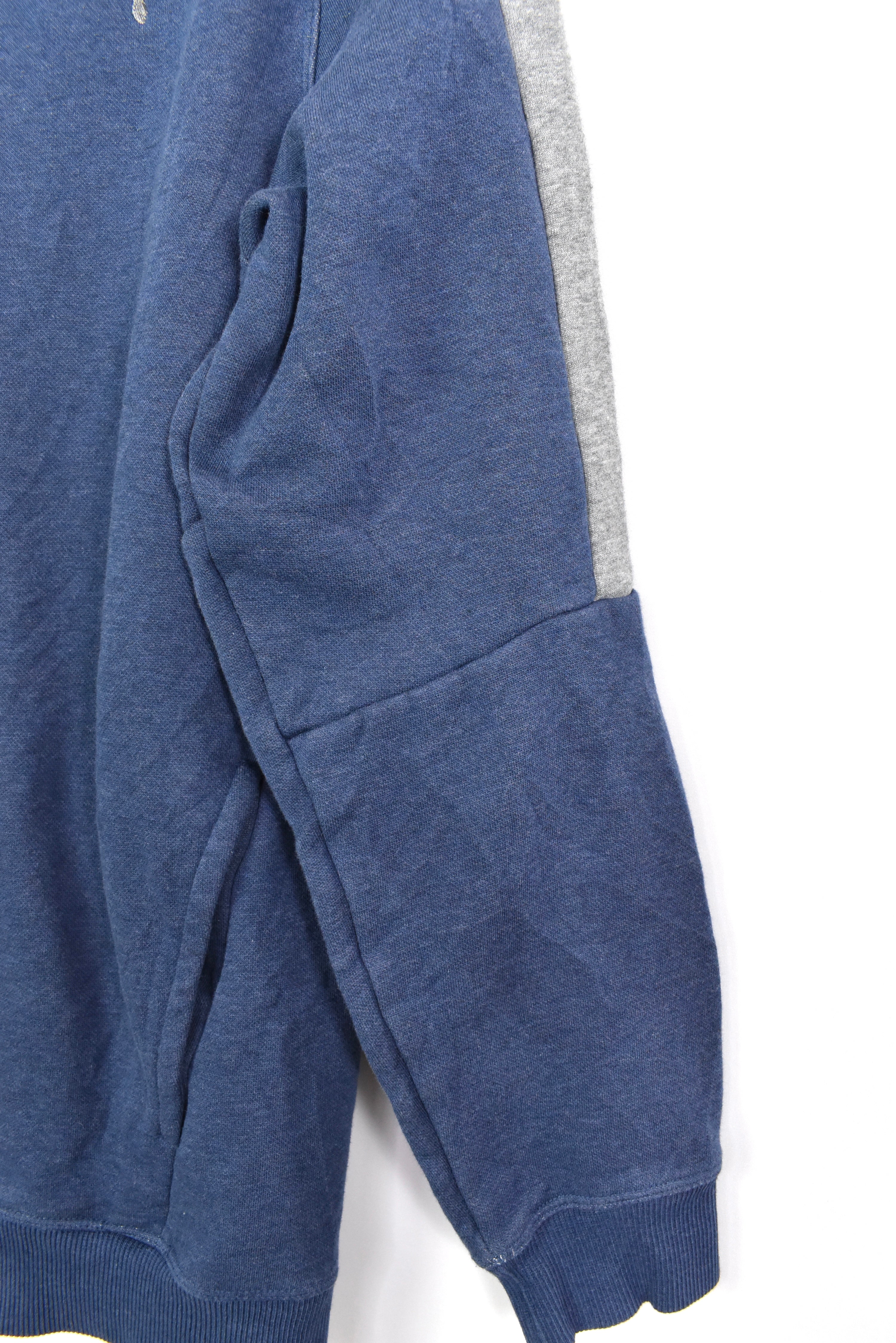 Vintage Puma sweatshirt, long sleeve blue embroidered jacket - AU L PUMA
